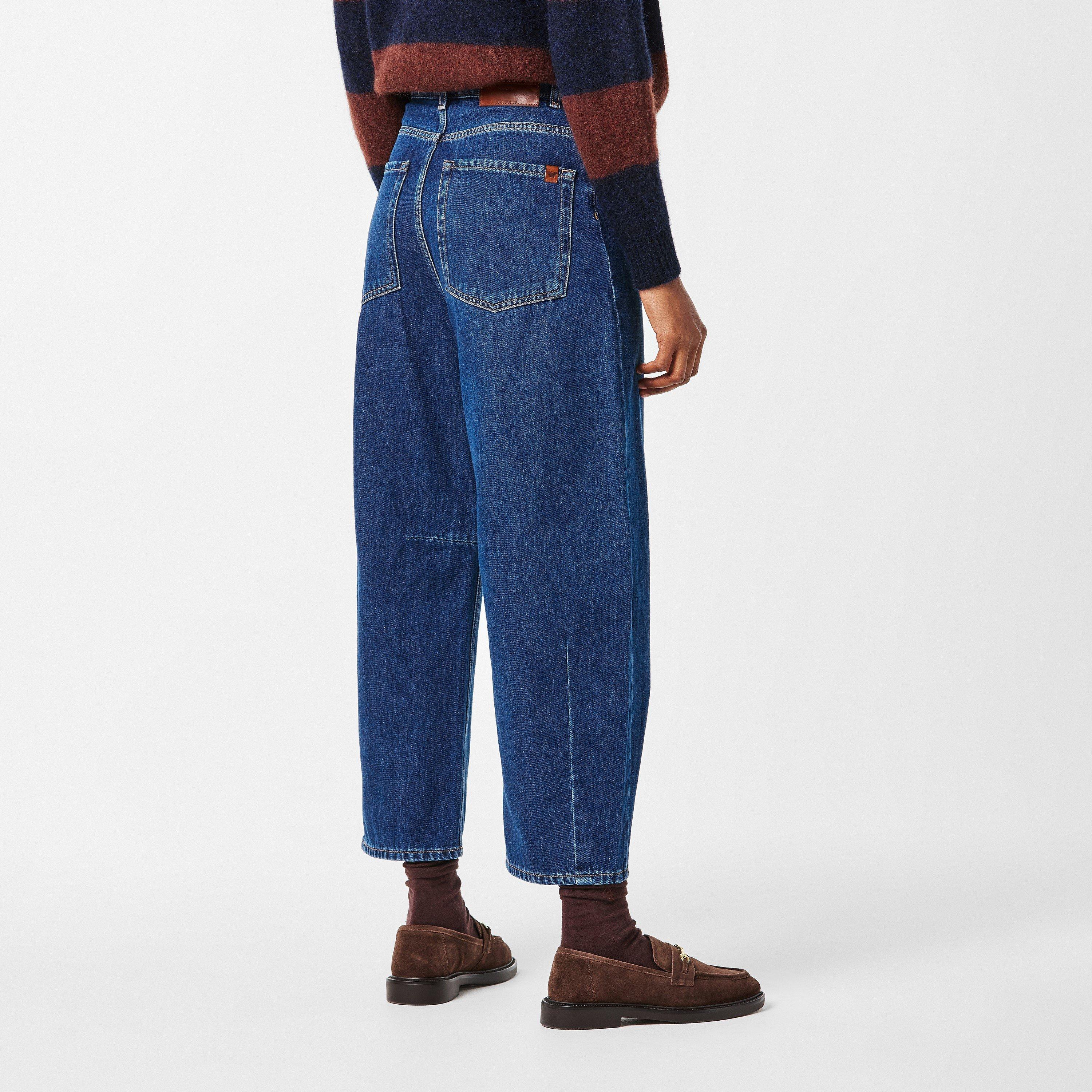 Navy - Weekend Max Mara - Women's Douglas Wide Leg Jeans - 4