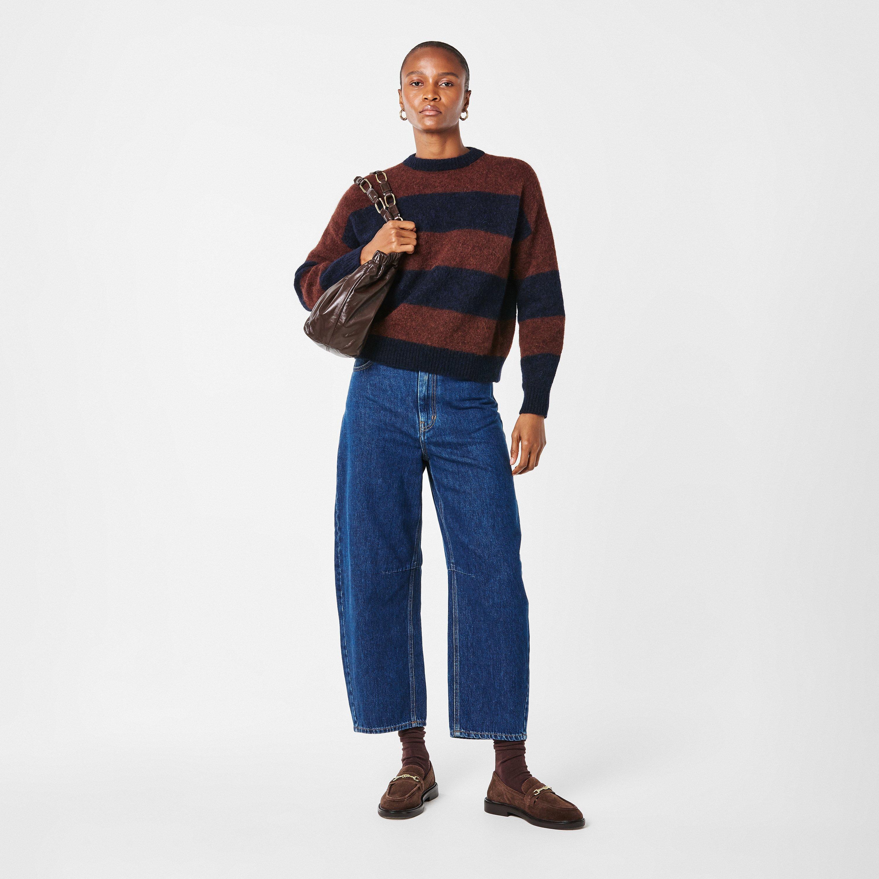 Navy - Weekend Max Mara - Women's Douglas Wide Leg Jeans - 6