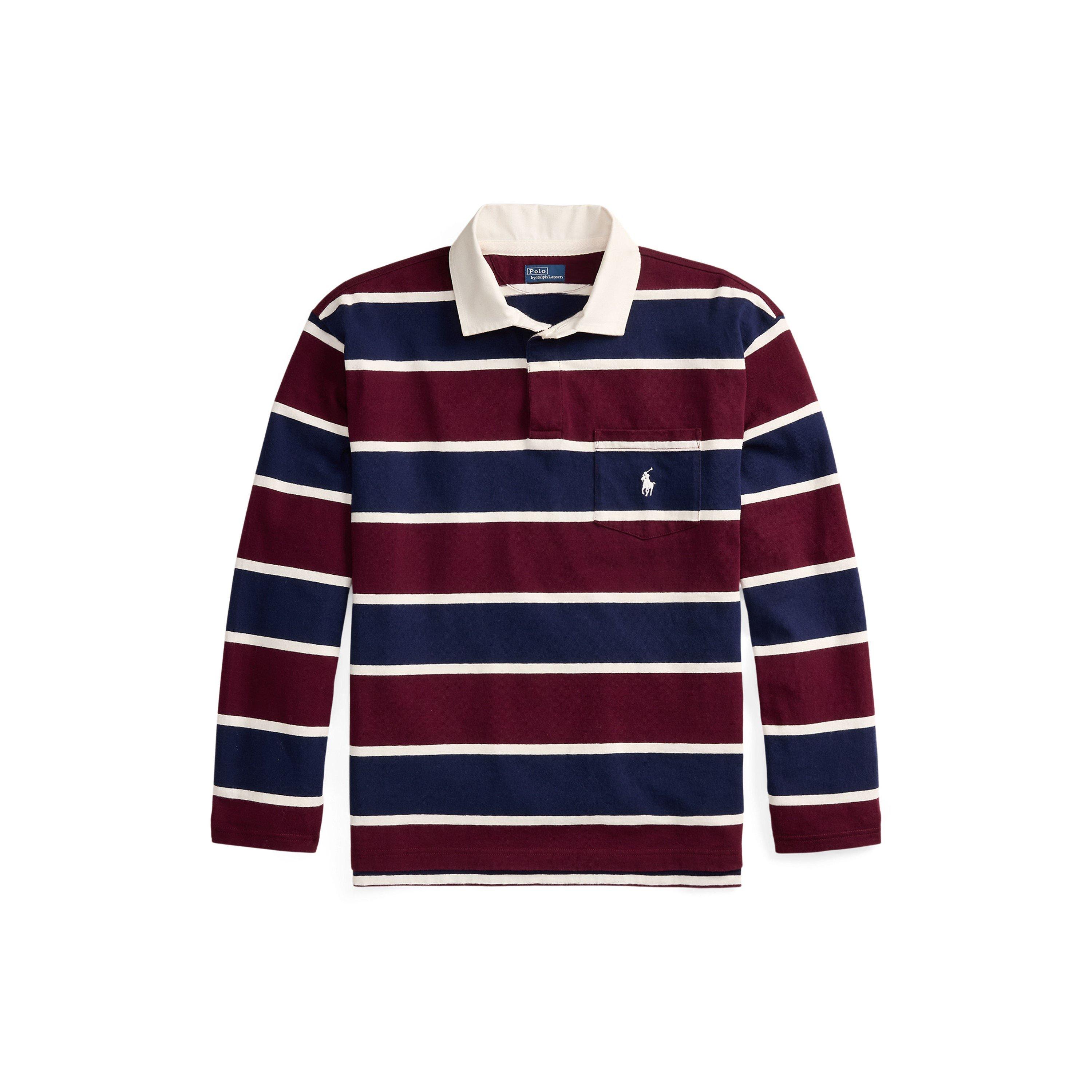 Wine Blue - Polo Ralph Lauren - Women's Sweater Rugby Knitted Long Sleeve Polo Shirt - 1