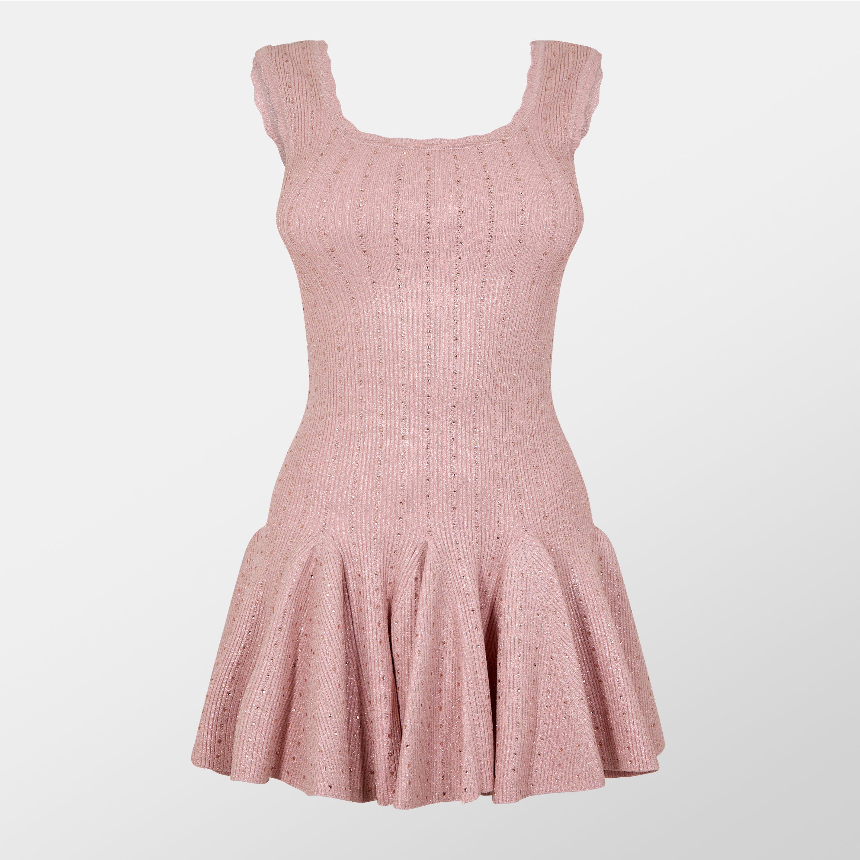 Pink Champagne - LoveshackFancy - Women's Maryanne Mini Dress - 1