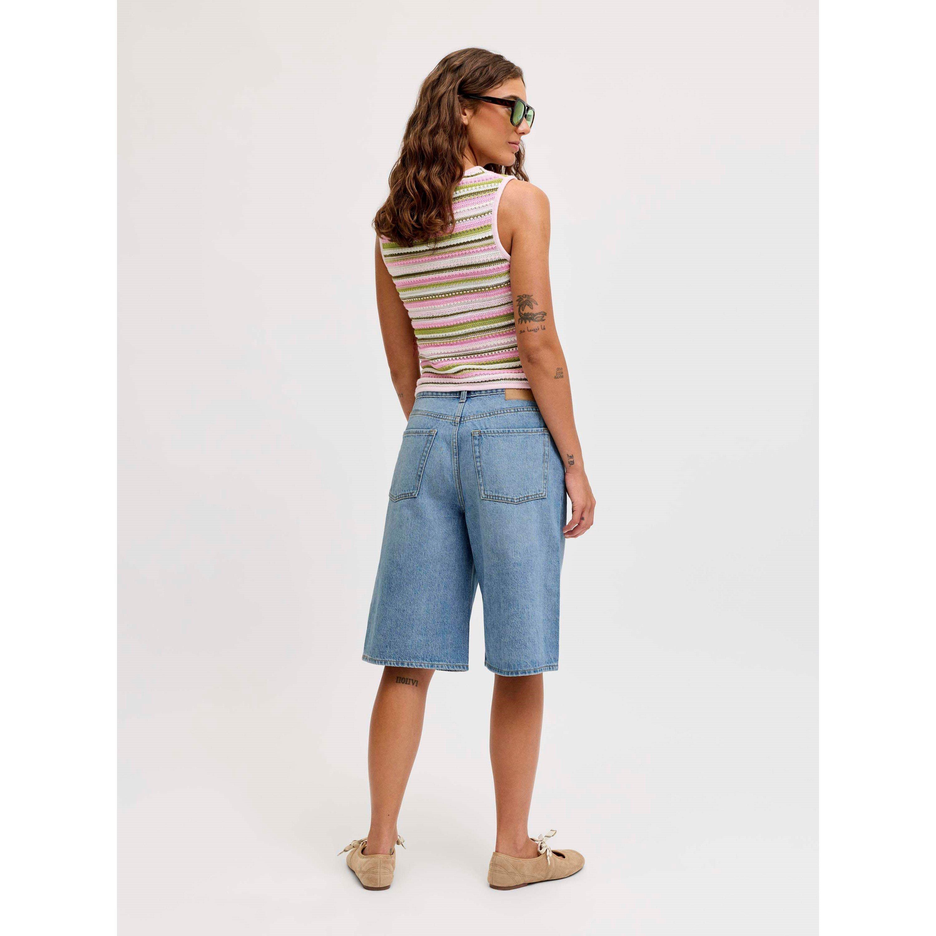 Md Blauwe Denim - JJXX - JJXX Long Hw Shorts Ld62 - 4