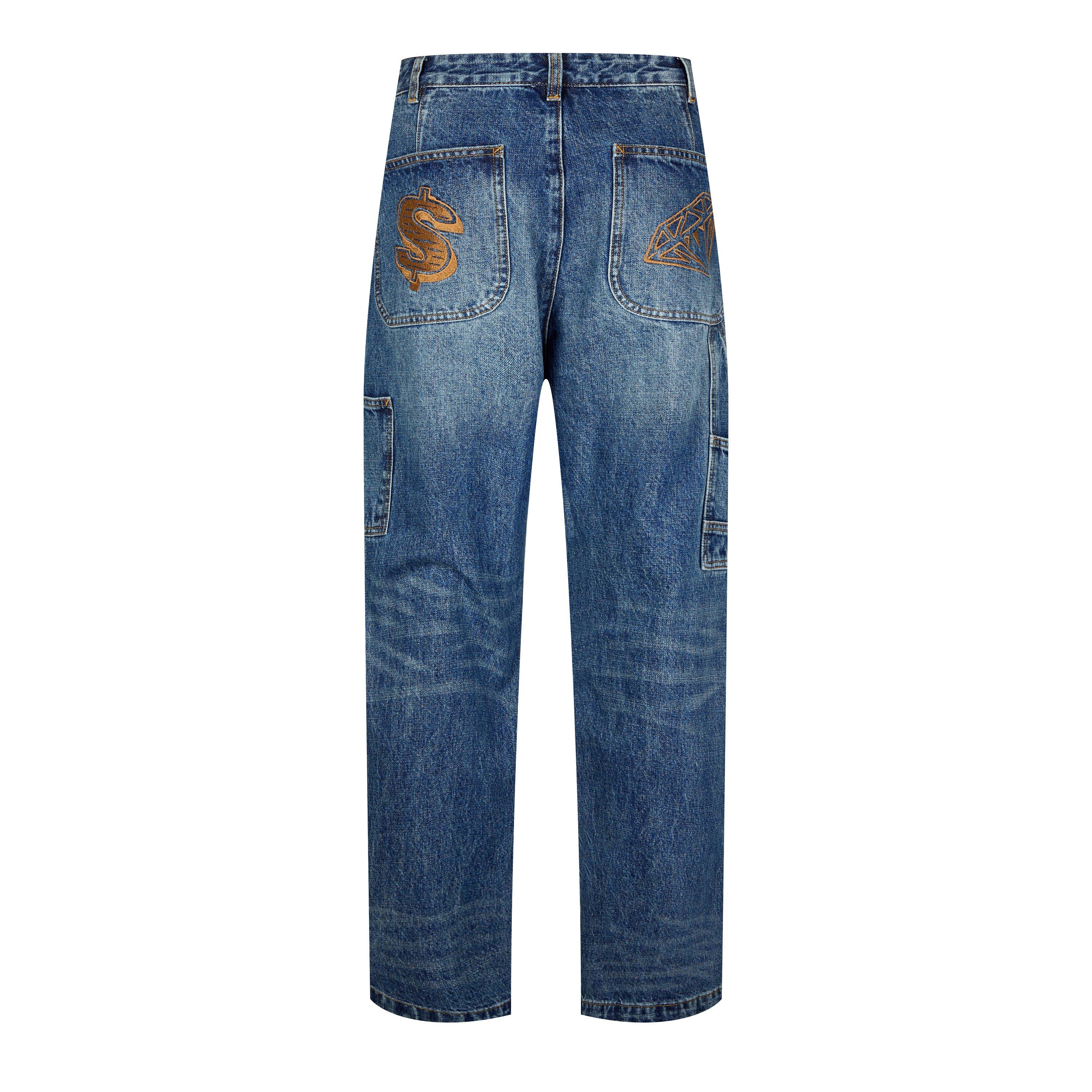 Vintage Wash - Billionaire Boys Club - Men's Carpenter Wide Leg Jeans - 6