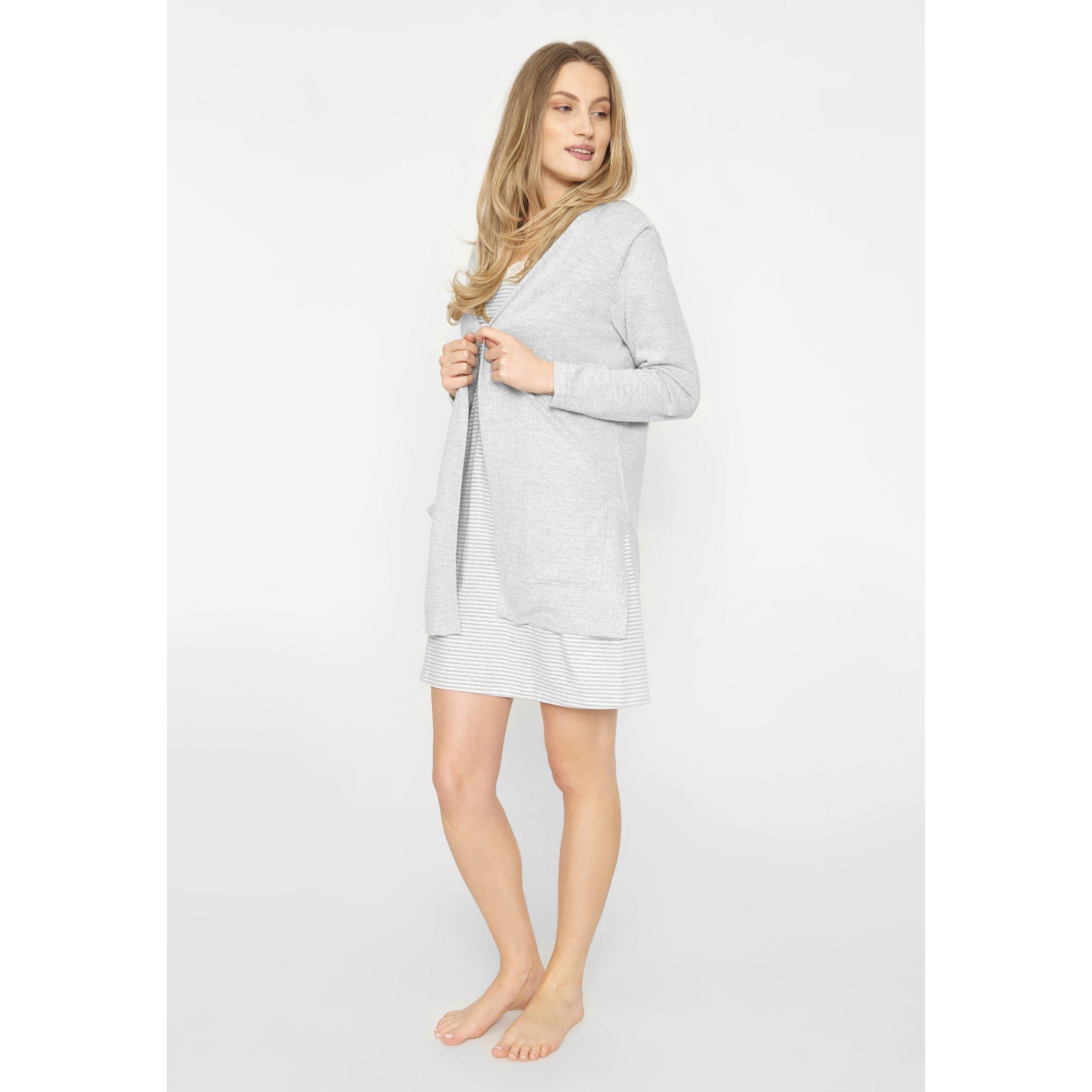 Grey Melange - CCDK - Women's Cardigan - 5