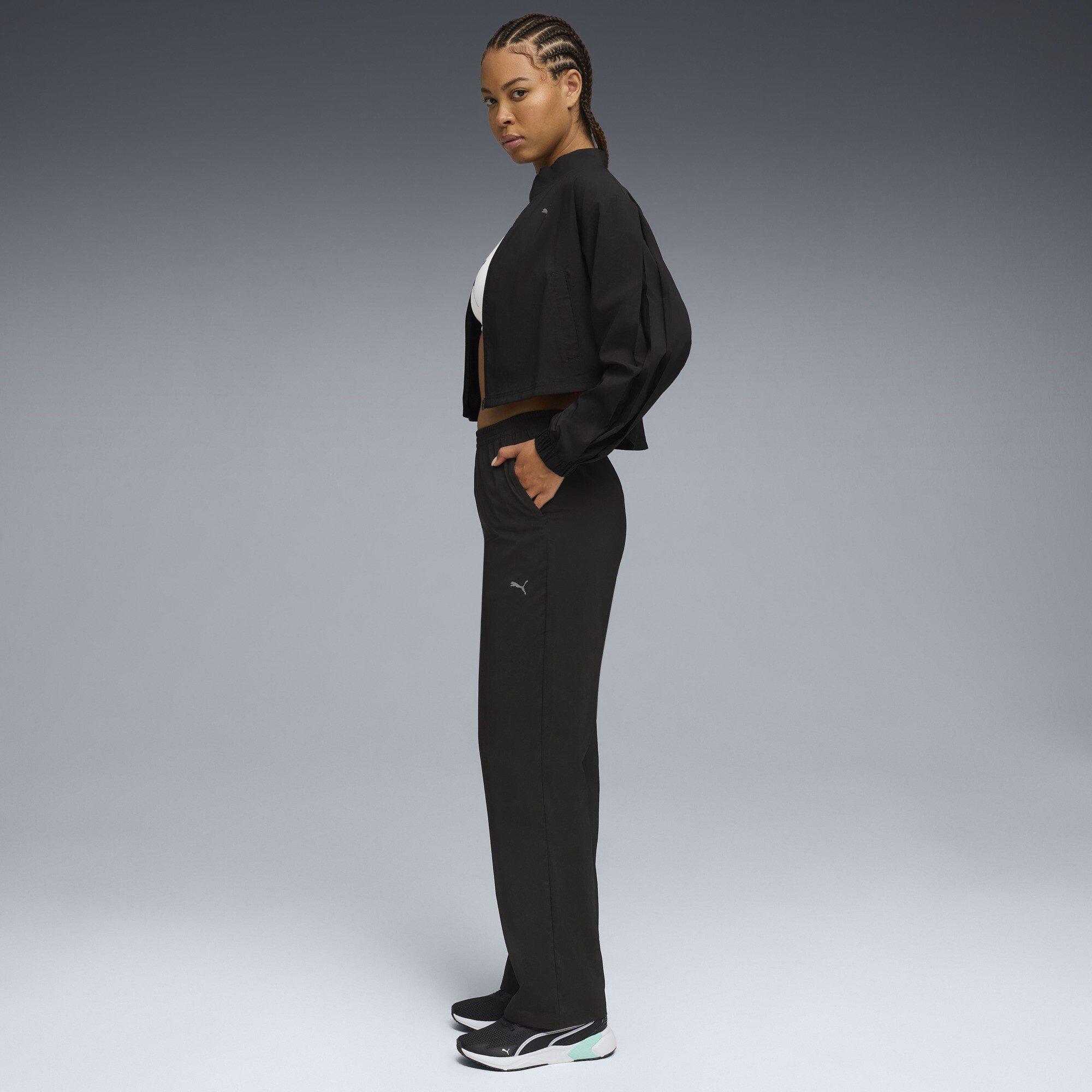Puma Black - Puma - Women's Fashion High Waisted Knitted Trousers - 7