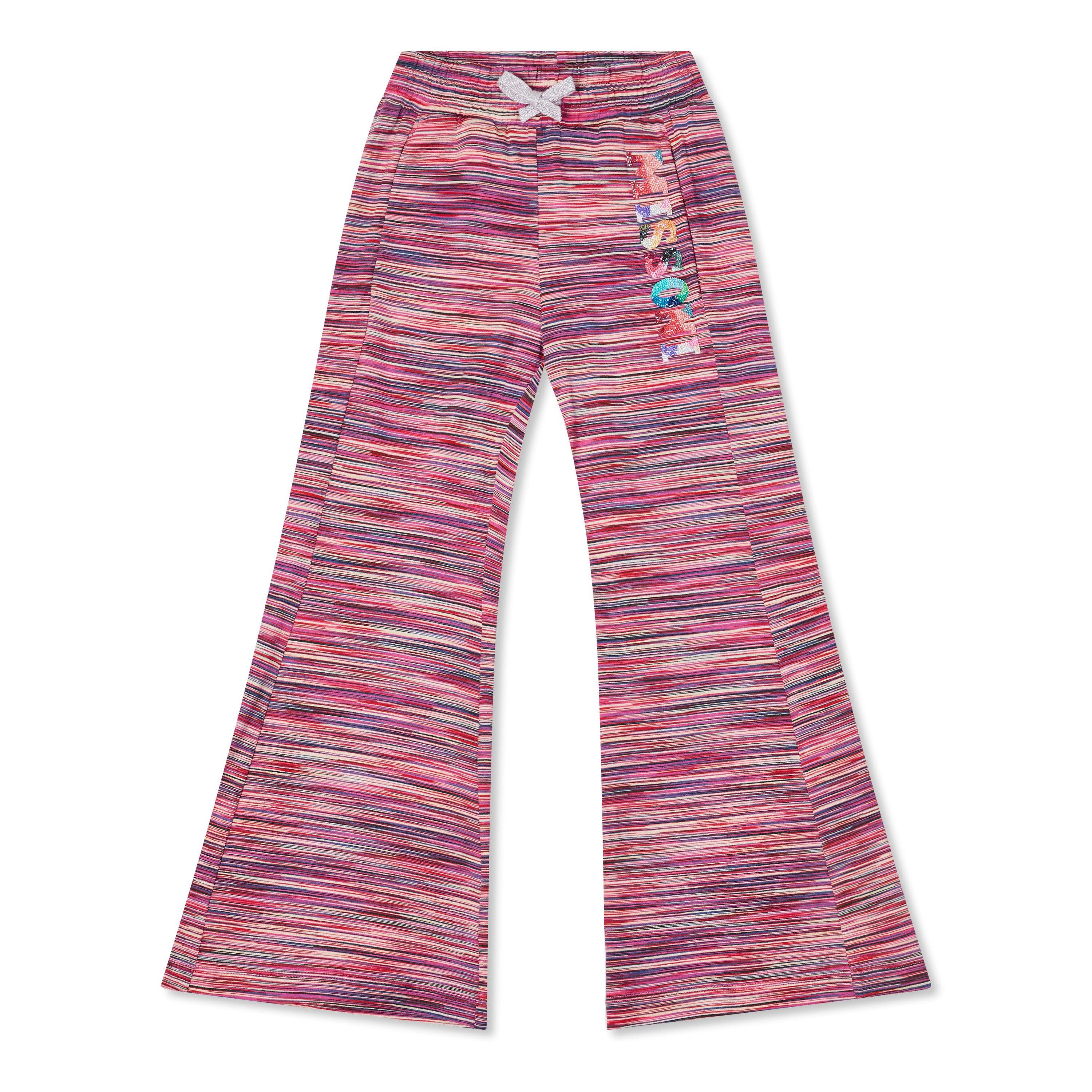 Missoni Kids' Closed Hem Fleece Joggers - Fuxia/Multi - Size 6Y