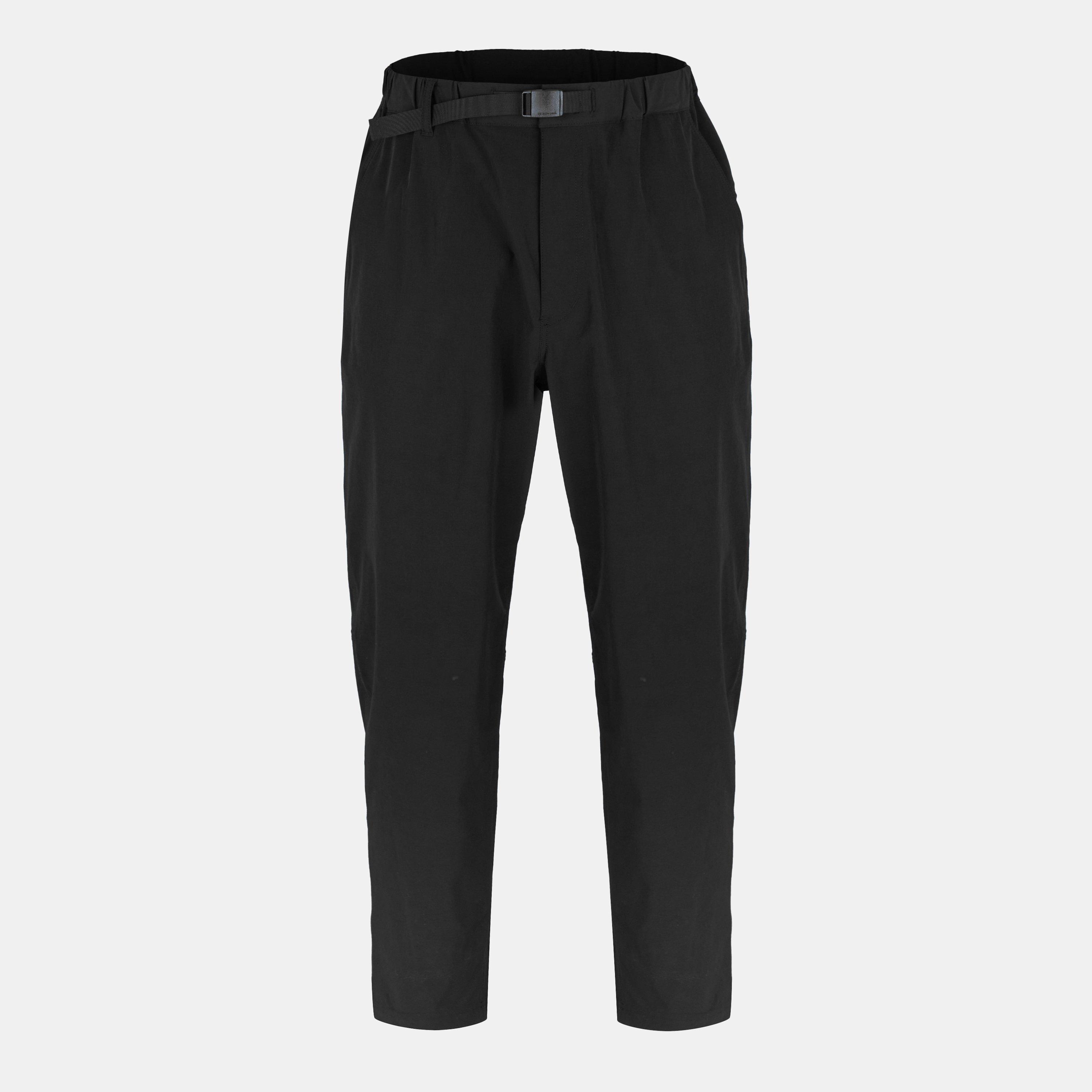 Snow Peak Men's Relaxed Fit Technical Parachute Pants - Black - X Large