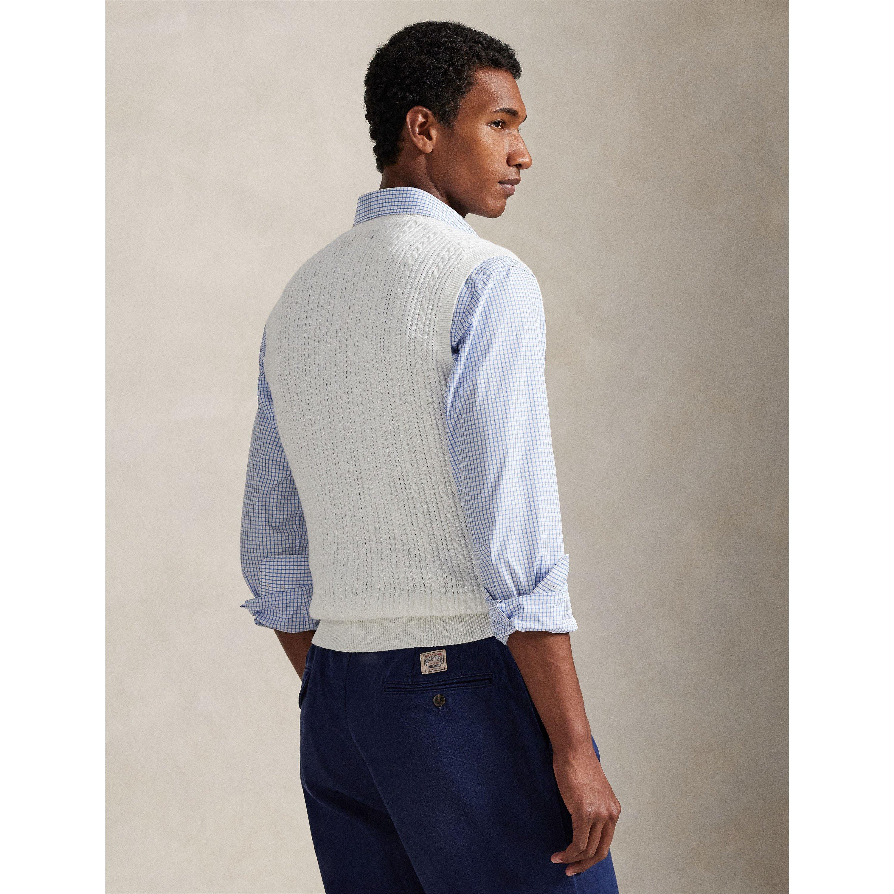 Deckwash White - Polo Ralph Lauren - Men's Crew Neck Jumper - 4