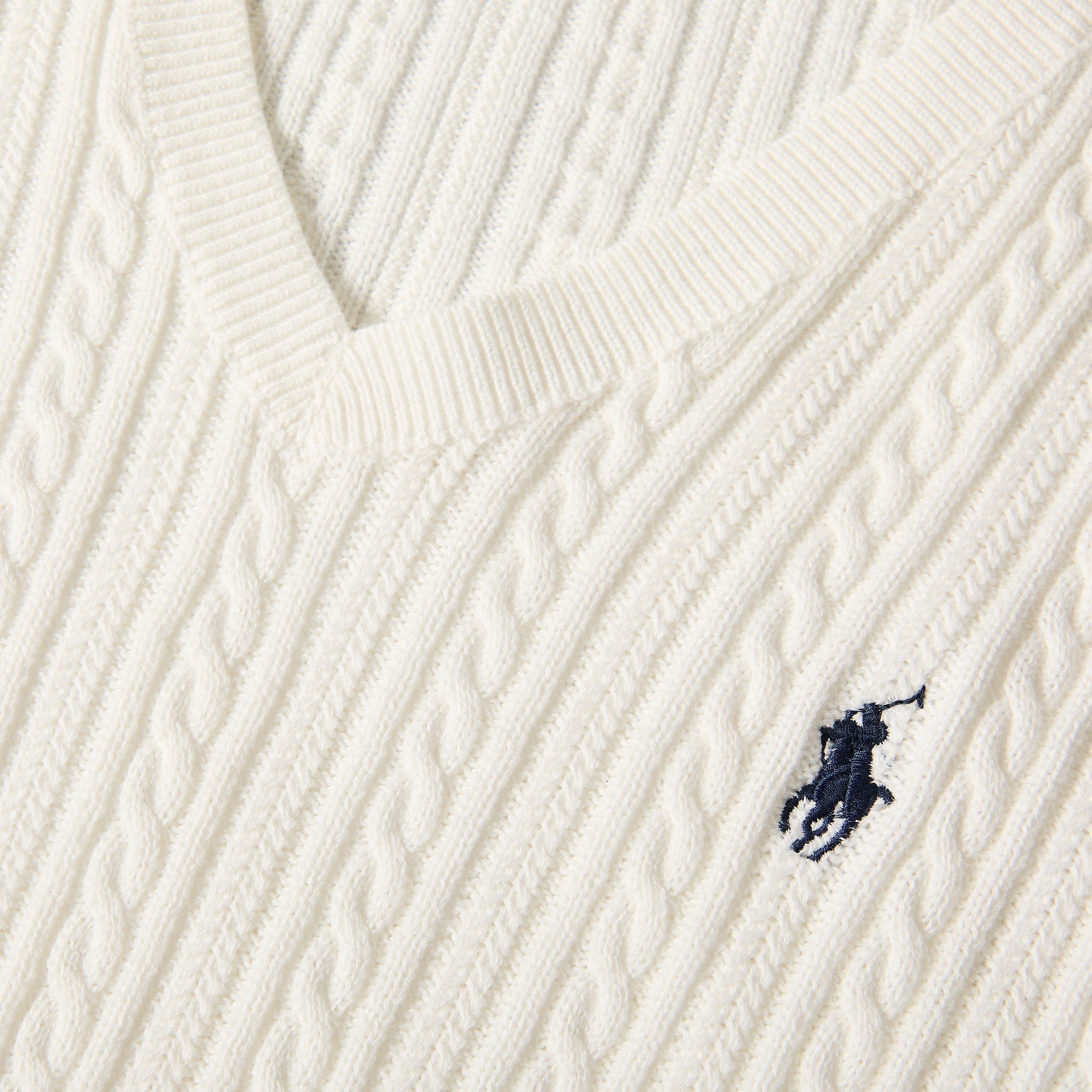 Deckwash White - Polo Ralph Lauren - Polo Cable Knit Polo Sn62 - 3