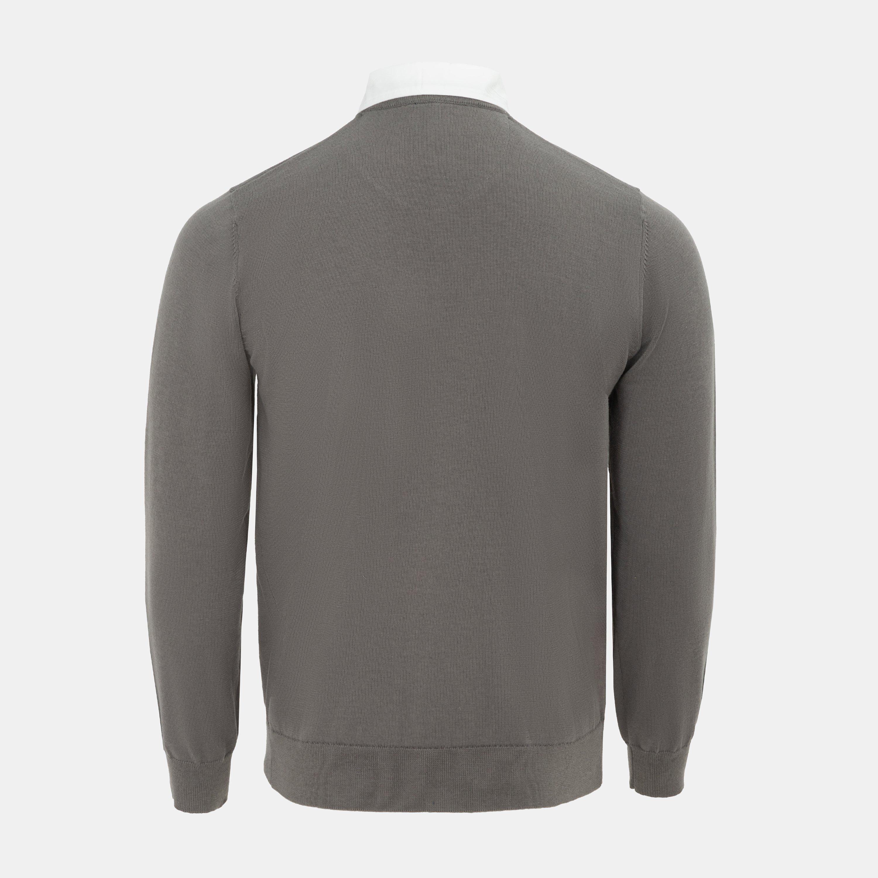 Ardoise - Giorgio - Mock V Neck Knitted Sweater Men - 2