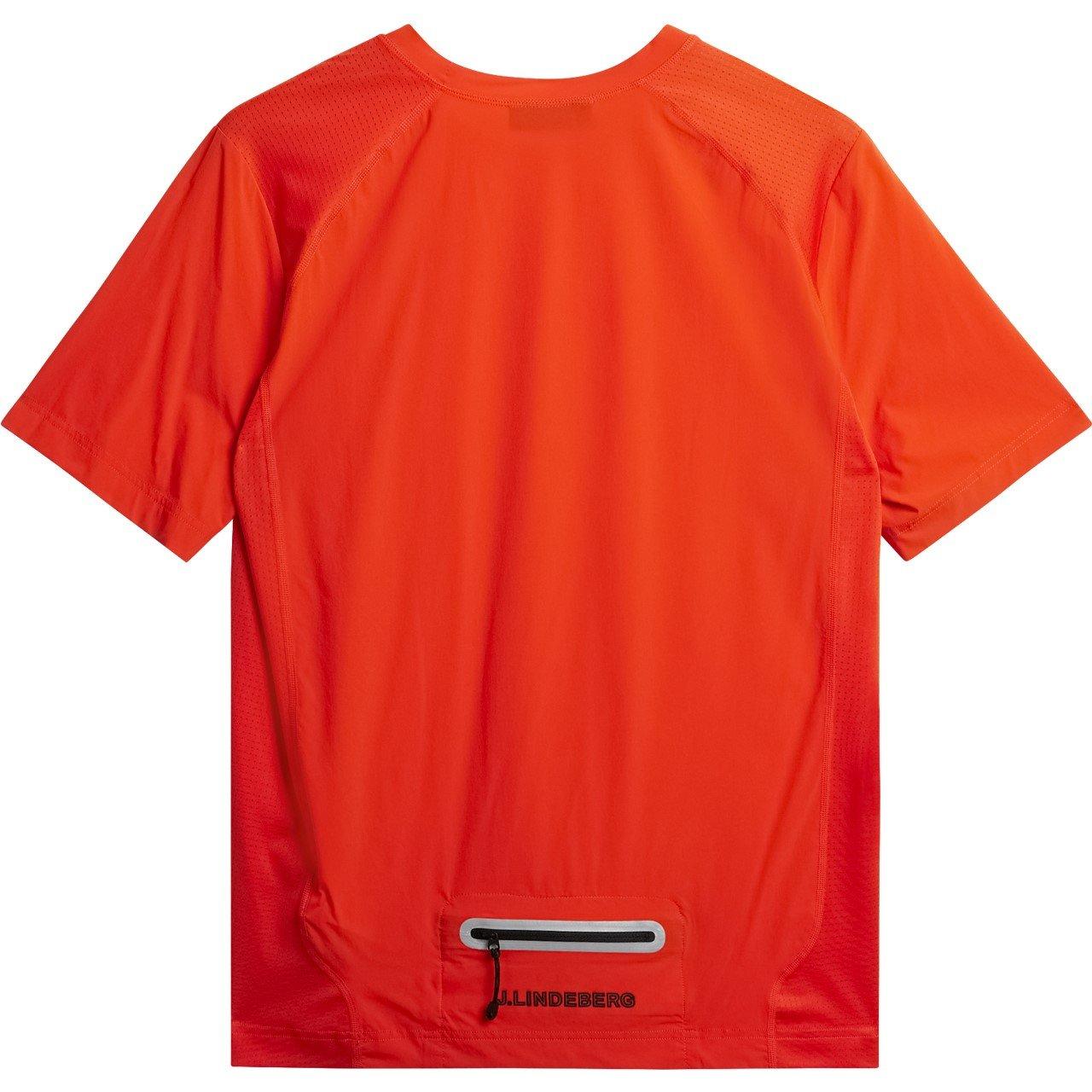Tangerine Tango - J Lindeberg Golf - Junior Lind Tom Pro Regular Fit T-Shirt - 2