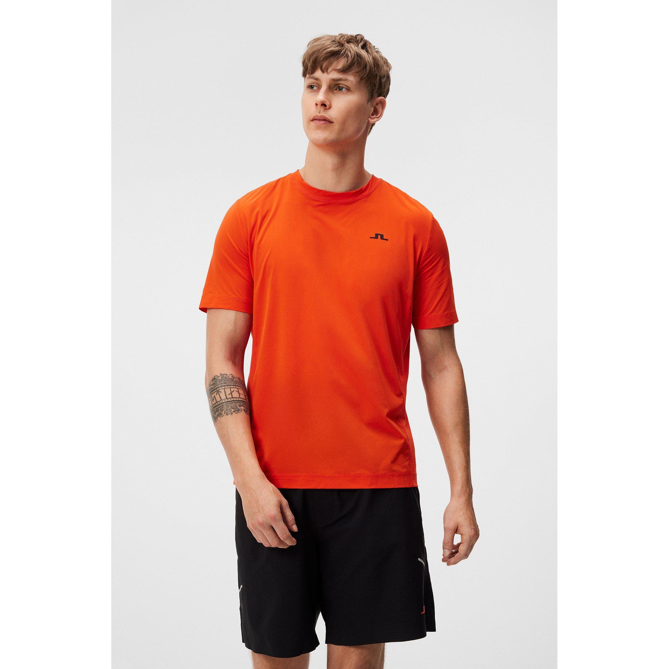 Tangerine Tango - J Lindeberg Golf - Junior Lind Tom Pro Regular Fit T-Shirt - 3