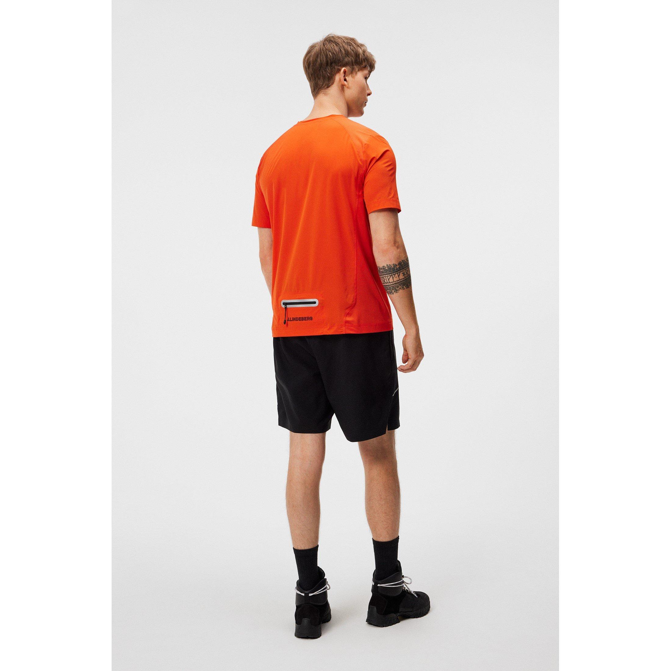 Tangerine Tango - J Lindeberg Golf - Junior Lind Tom Pro Regular Fit T-Shirt - 4
