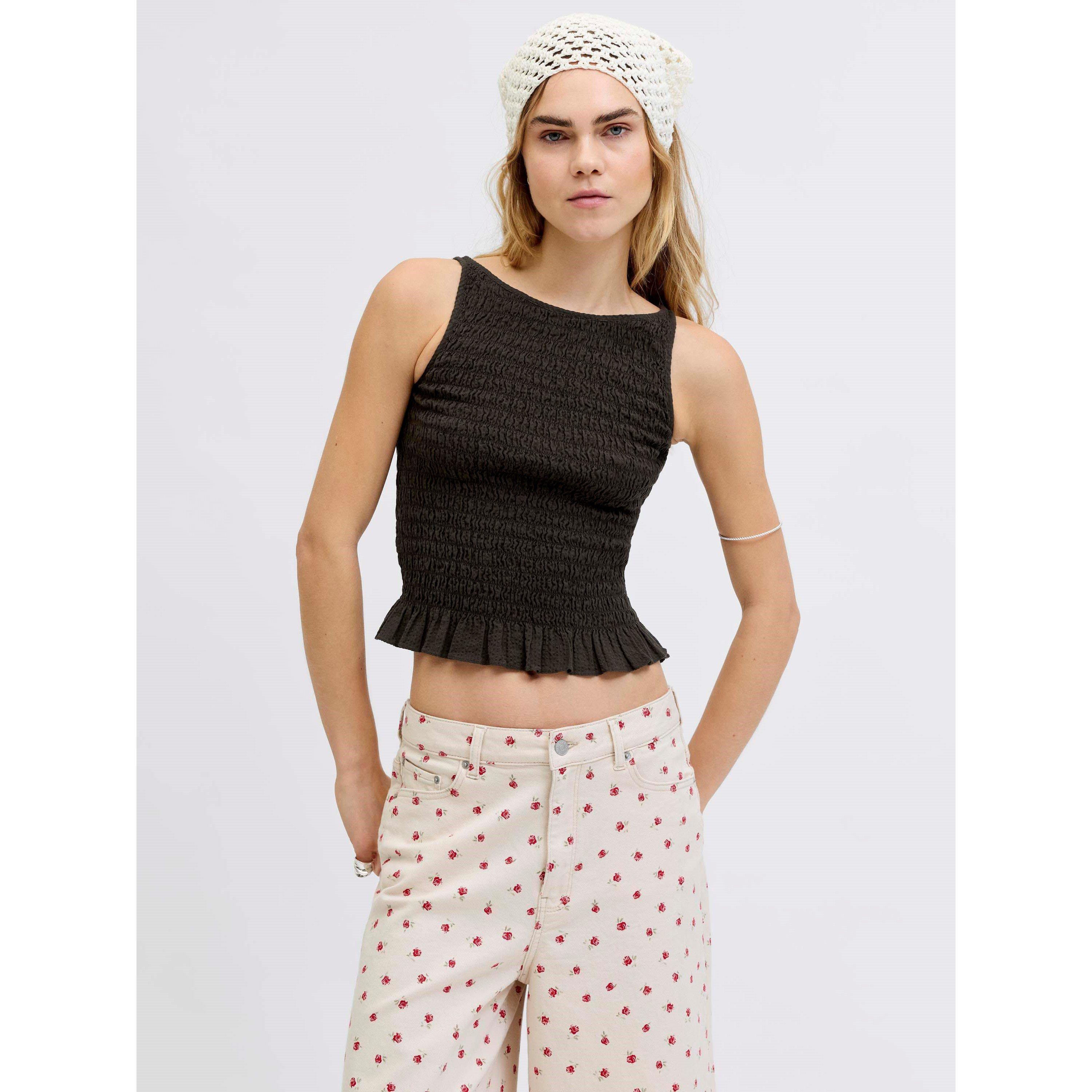 Demitasse - JJXX - Women's Smock Peplum Top - 3
