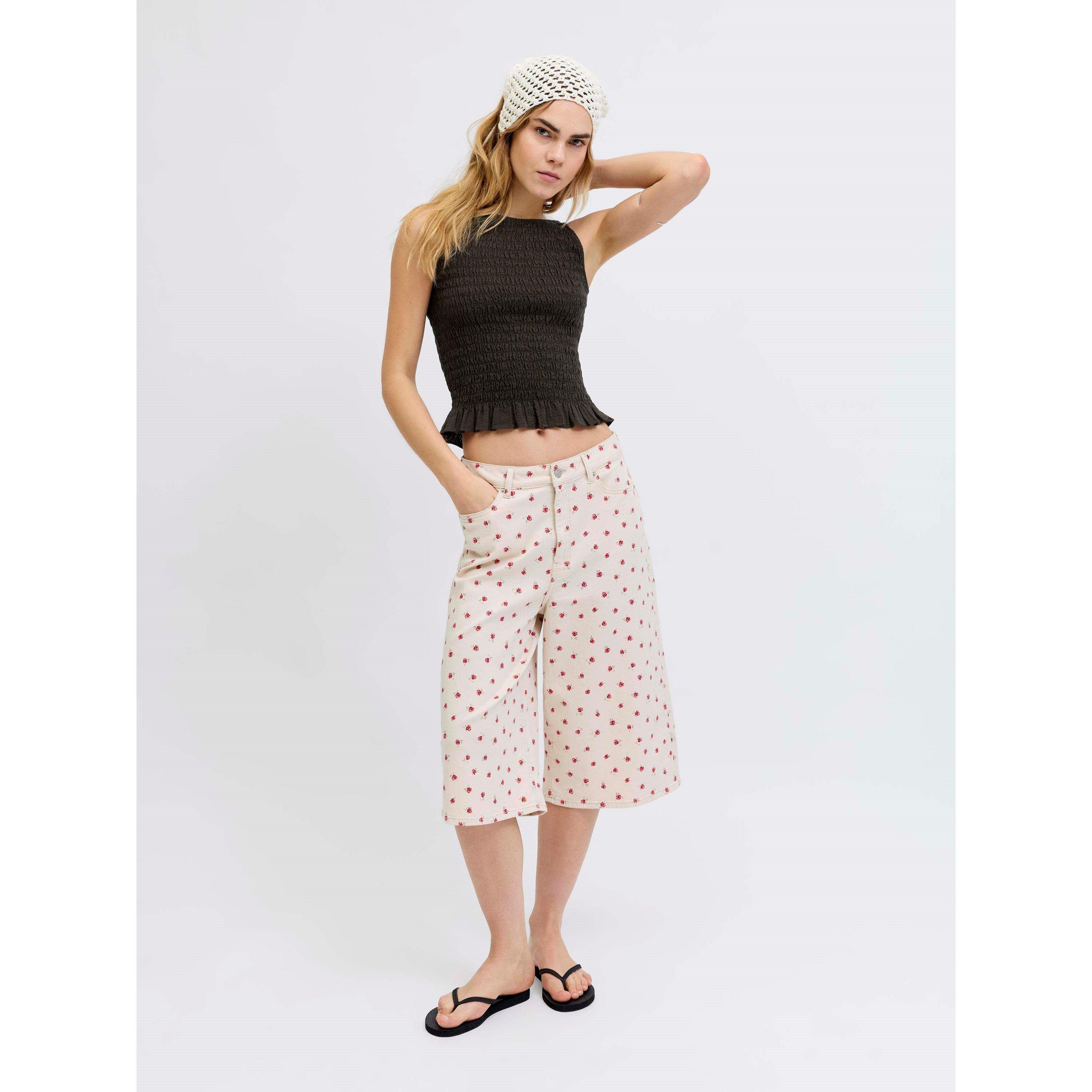 Demitasse - JJXX - Women's Smock Peplum Top - 8