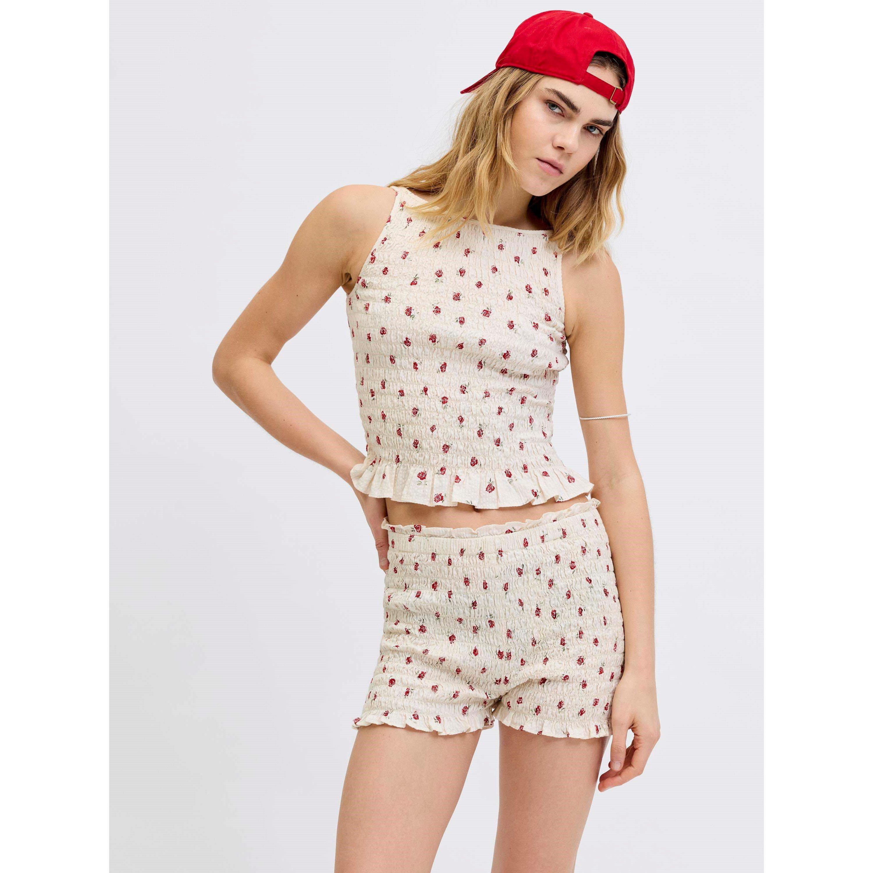 Vanilija Led - JJXX - Women's Smock Peplum Top - 8