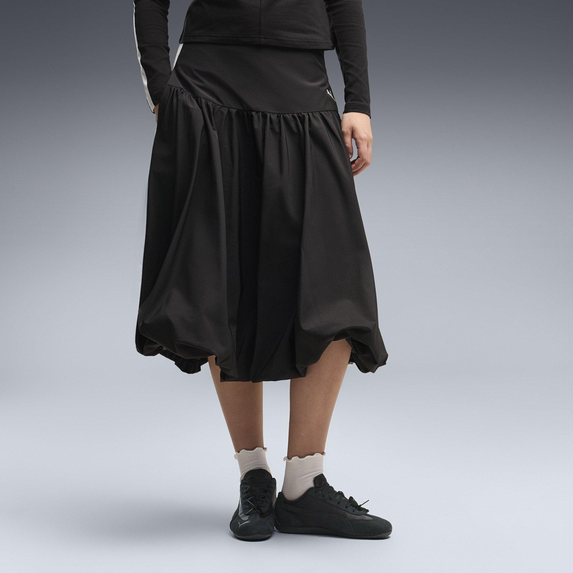 Puma Black - Puma - Women's T7 Midi Skirt - 3