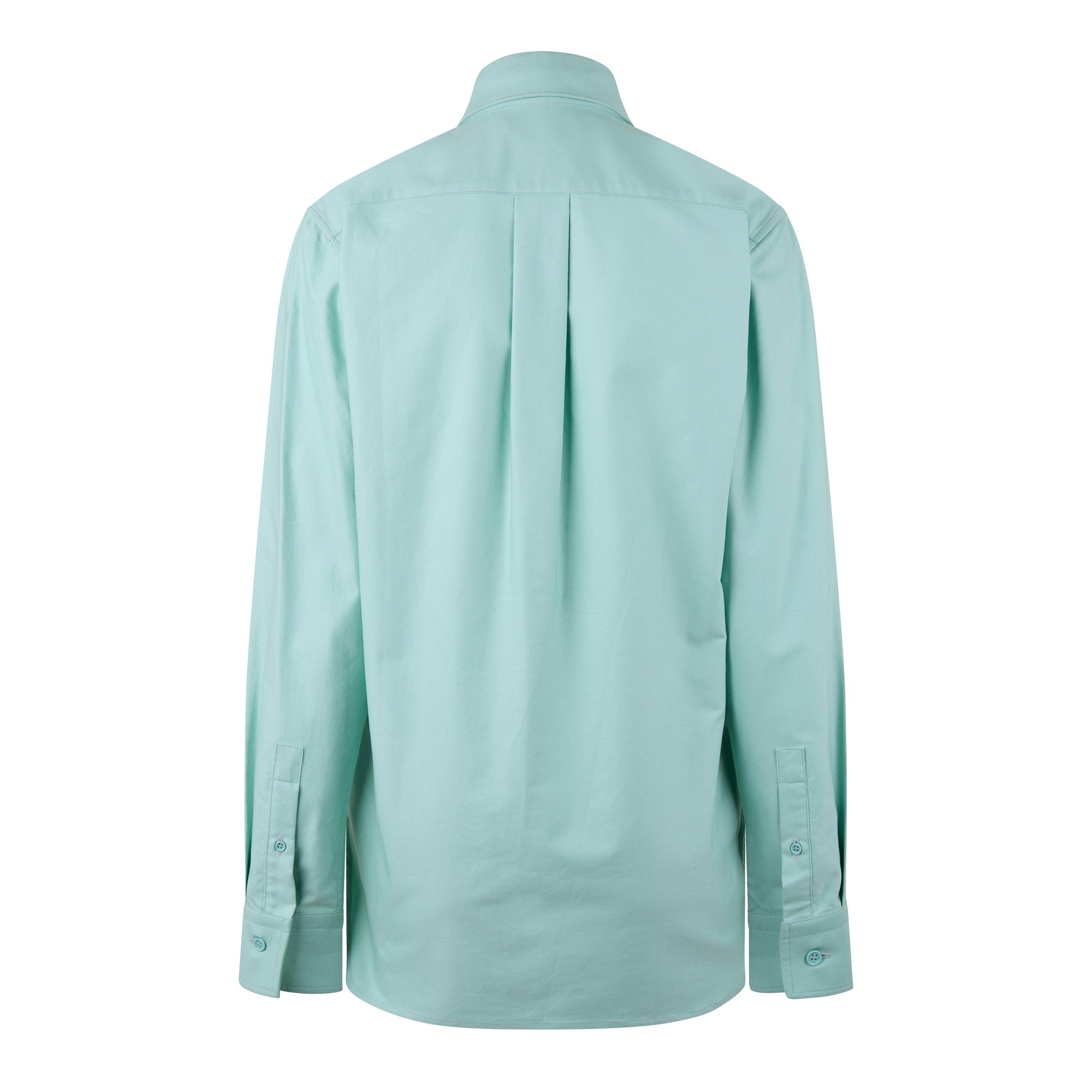 Spearmint - Bottega Veneta - Women's Plain Long-Sleeve Shirt - 2