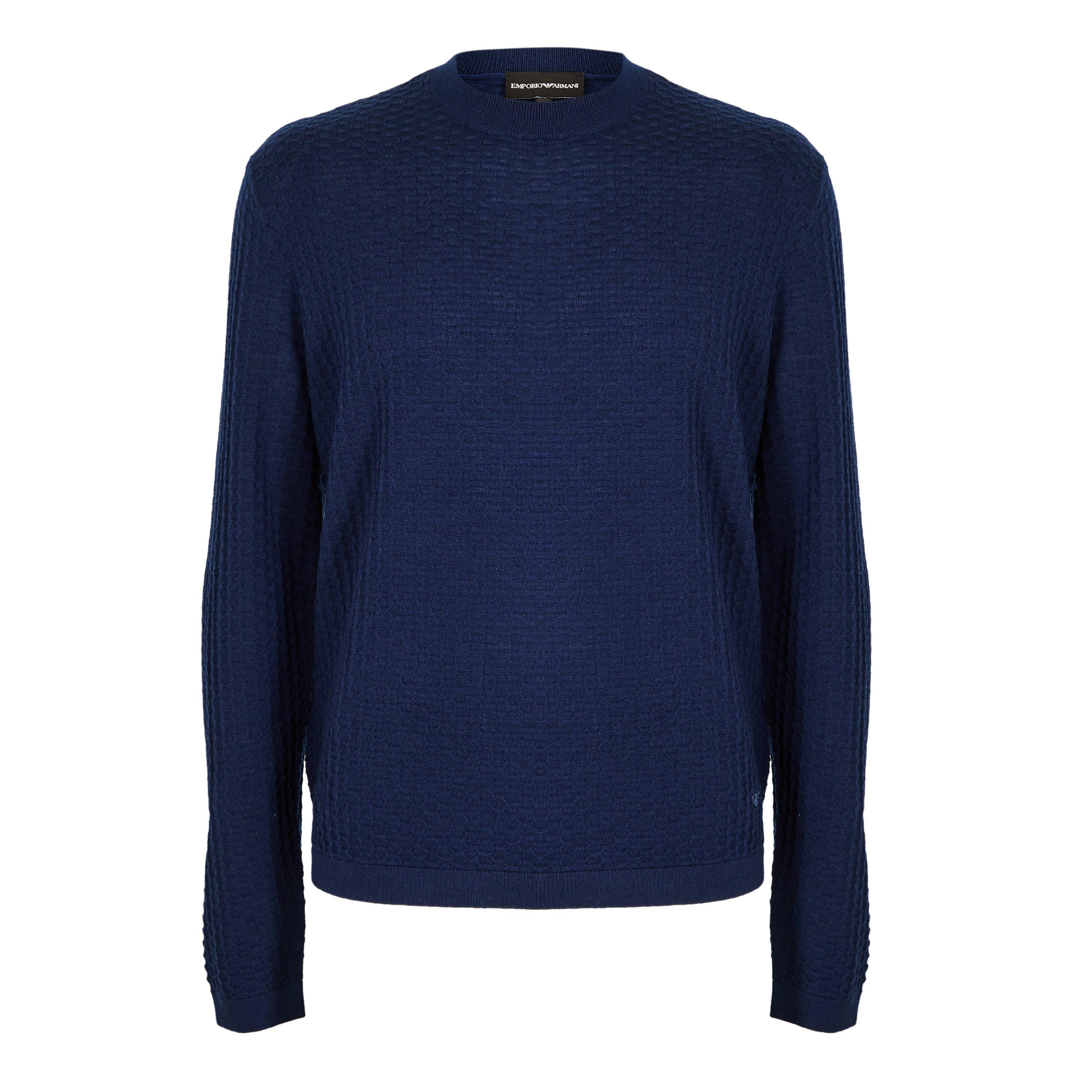Navy - Emporio Armani - PULLOVER - 1