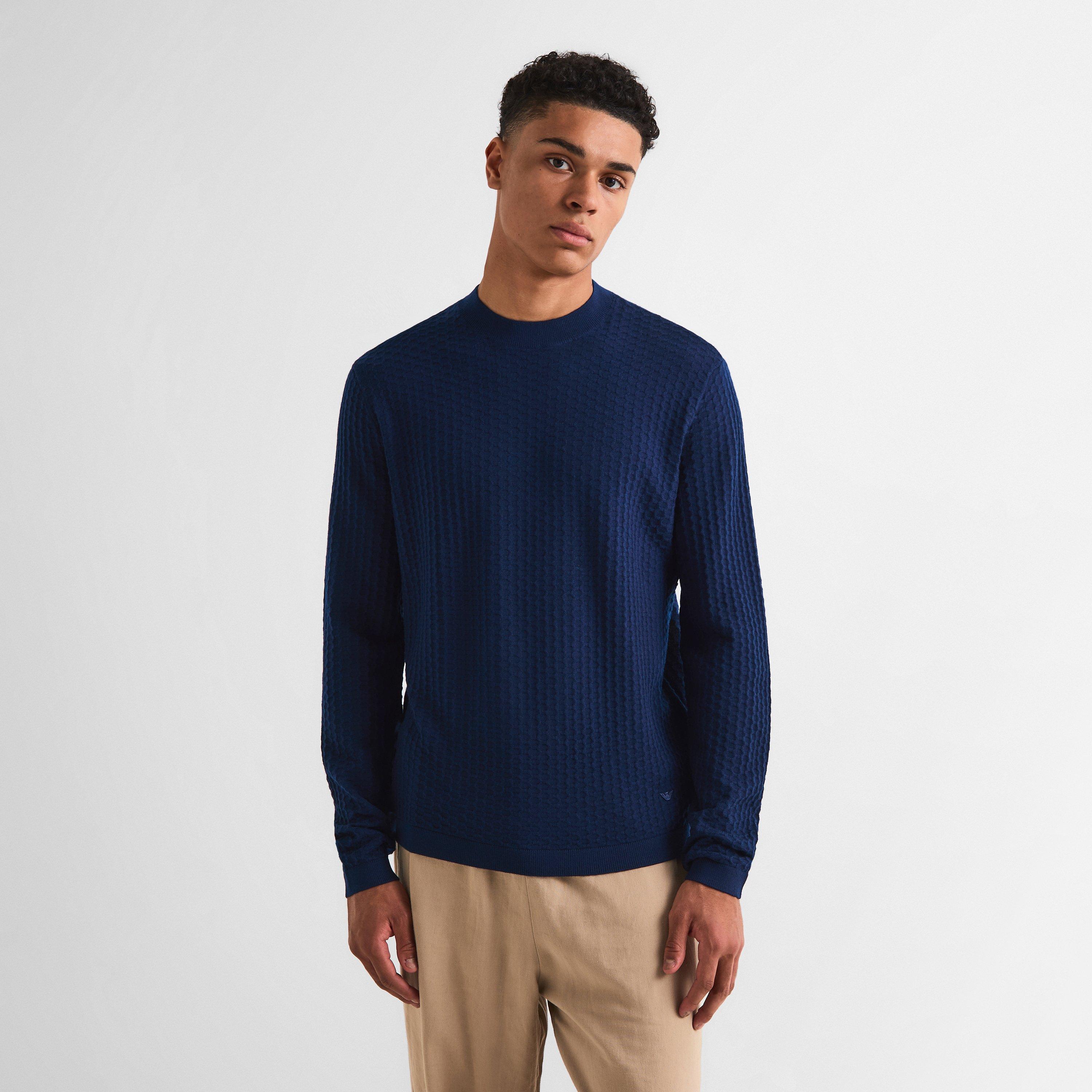Navy - Emporio Armani - PULLOVER - 3