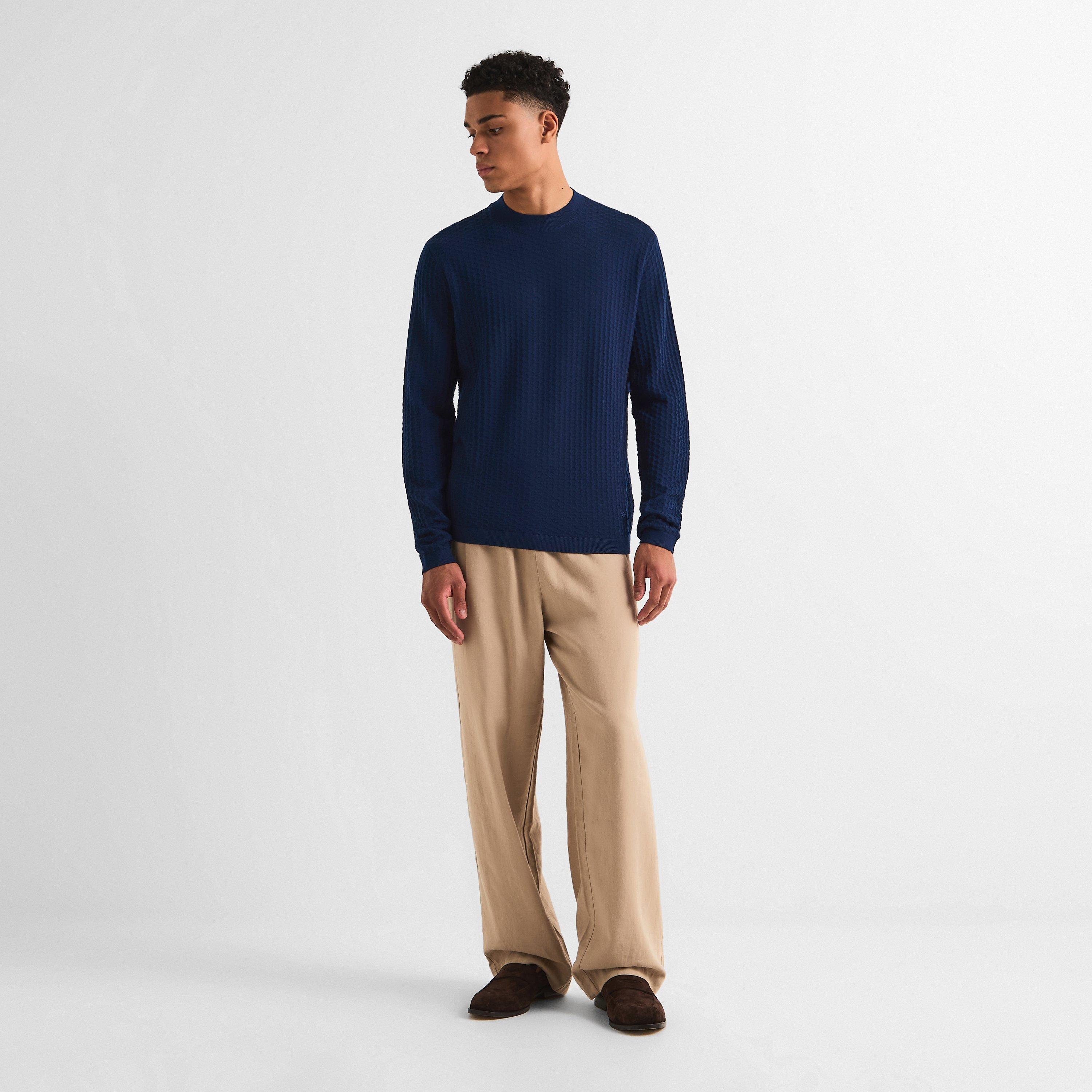 Navy - Emporio Armani - PULLOVER - 5