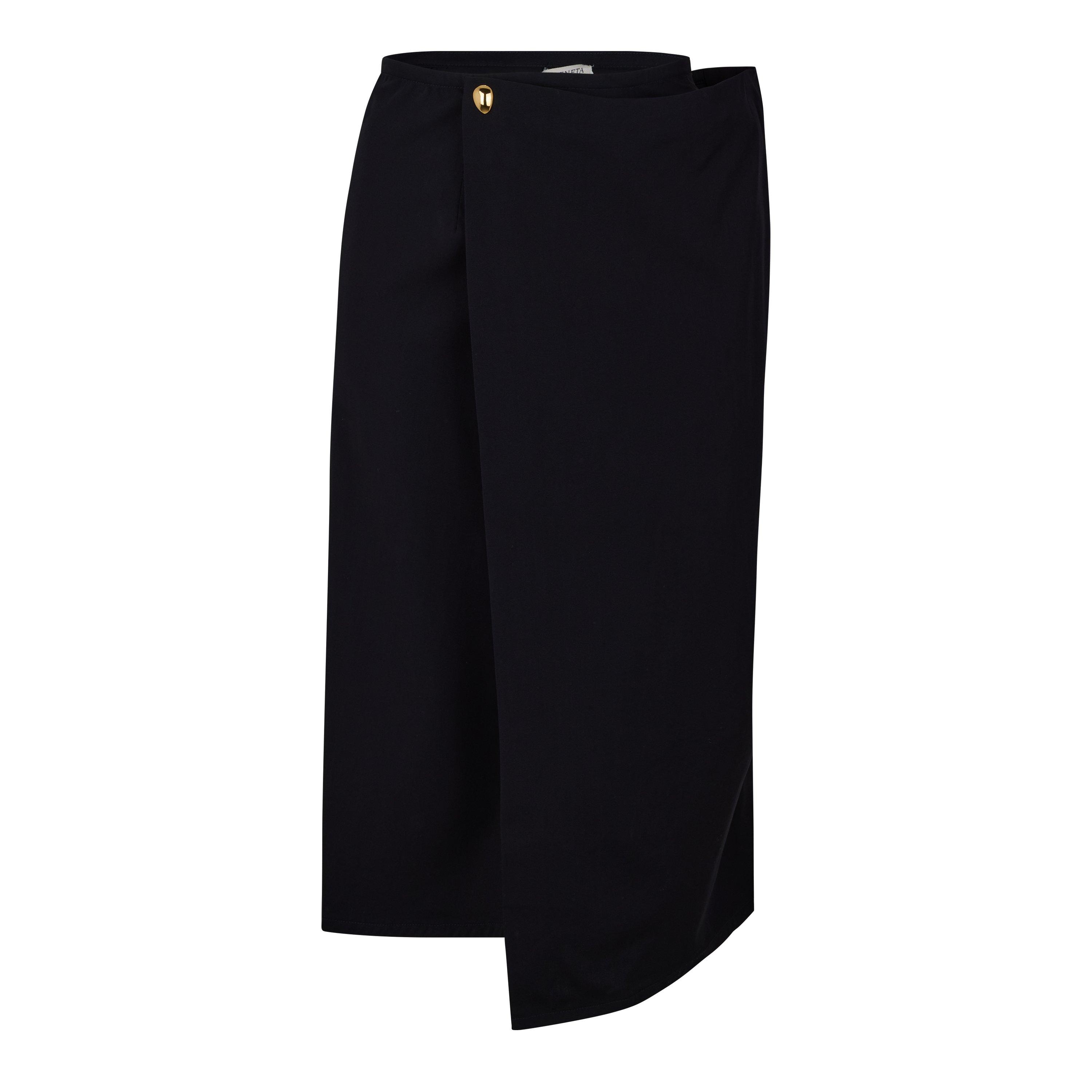 Nero - Bottega Veneta - Women's Midi Skirt - 1