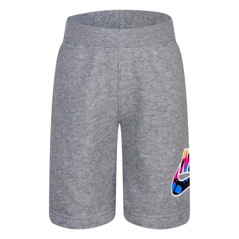 Gris - Nike - Kids Thrill Fleece Shorts - 1