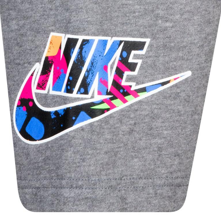 Gris - Nike - Kids Thrill Fleece Shorts - 4