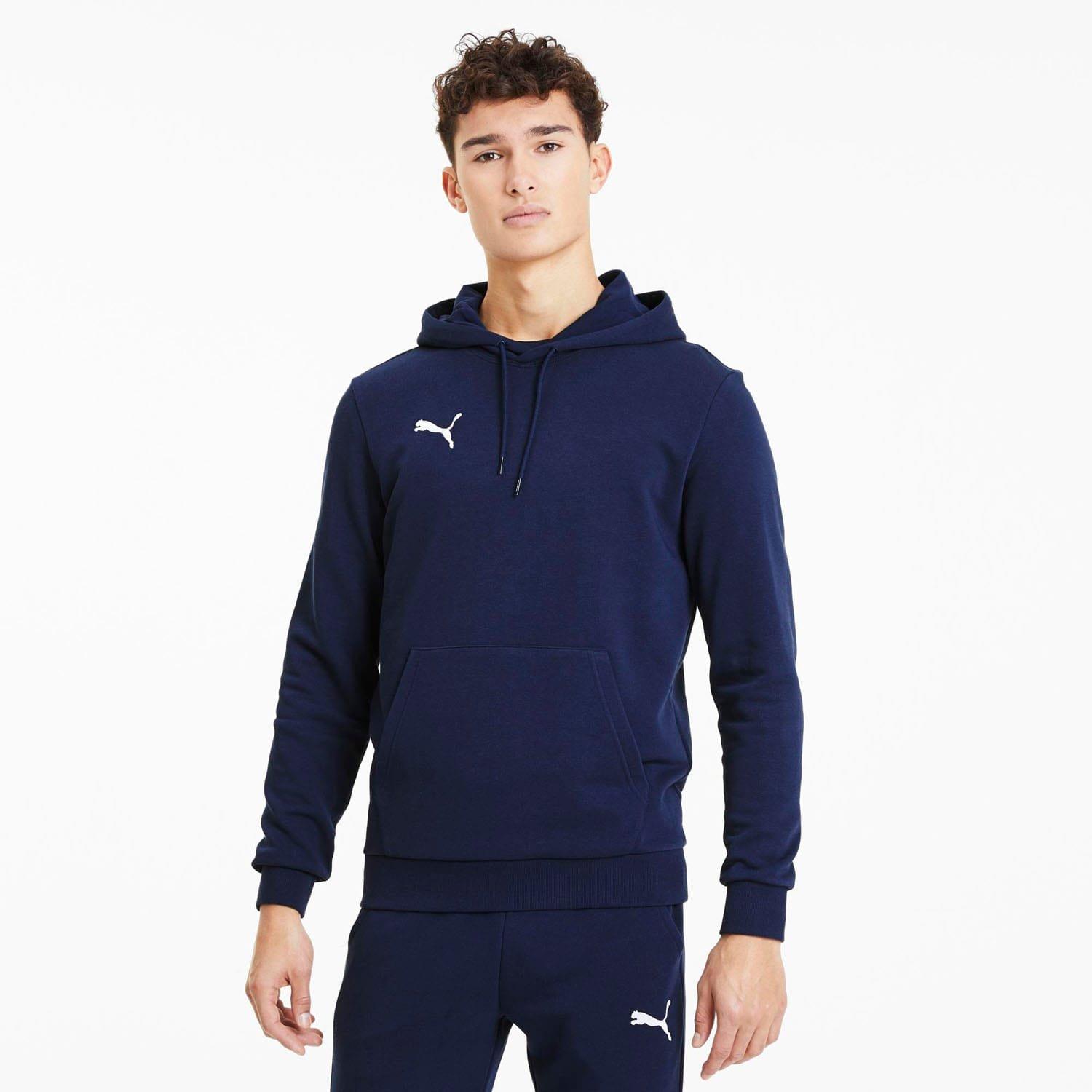 Blue Navy - Puma - TeamGOAL 23 Casuals Pullover Hoodie - 3