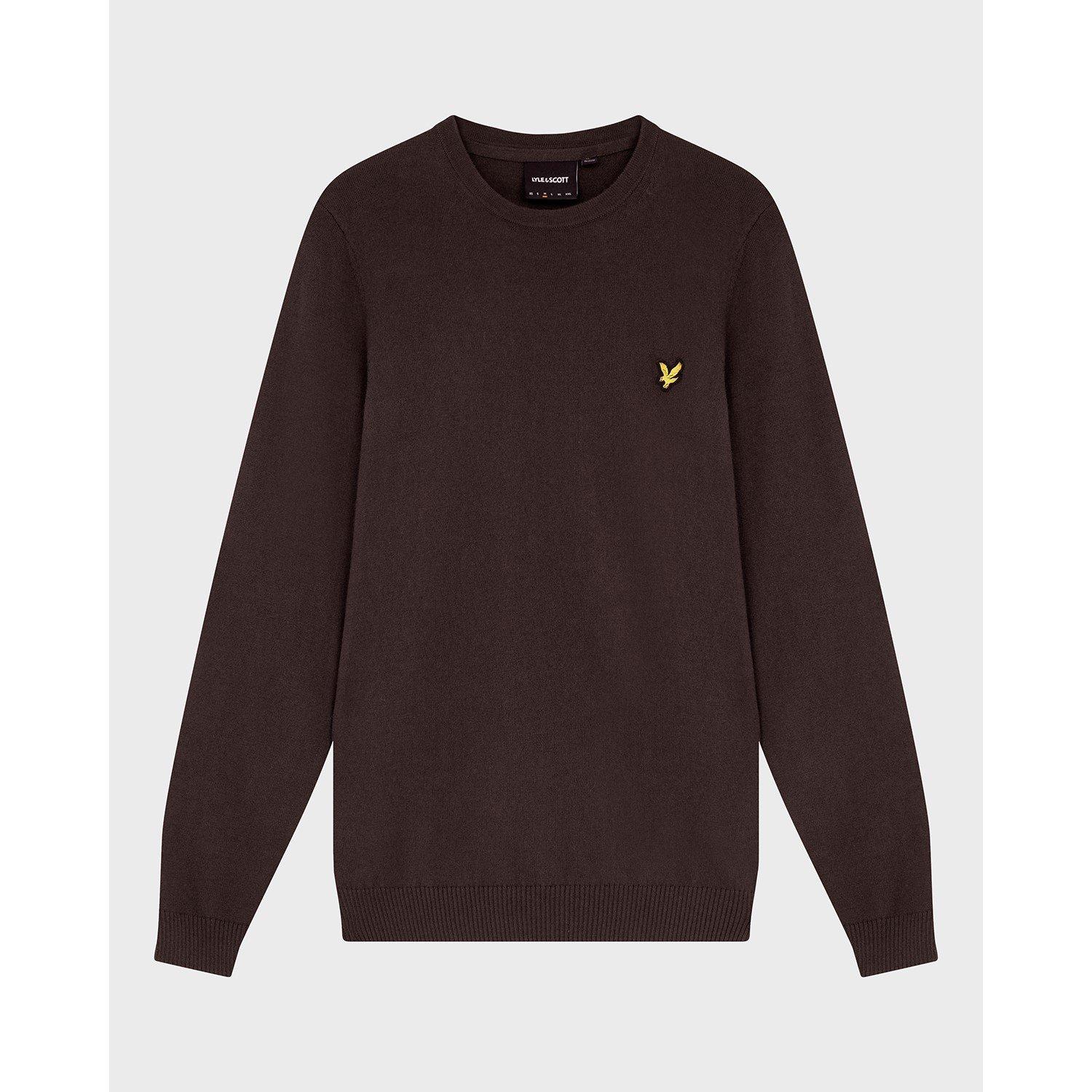 Lyle And Scott Men's Merino Crew Jumper - Sedit Sediment - XS