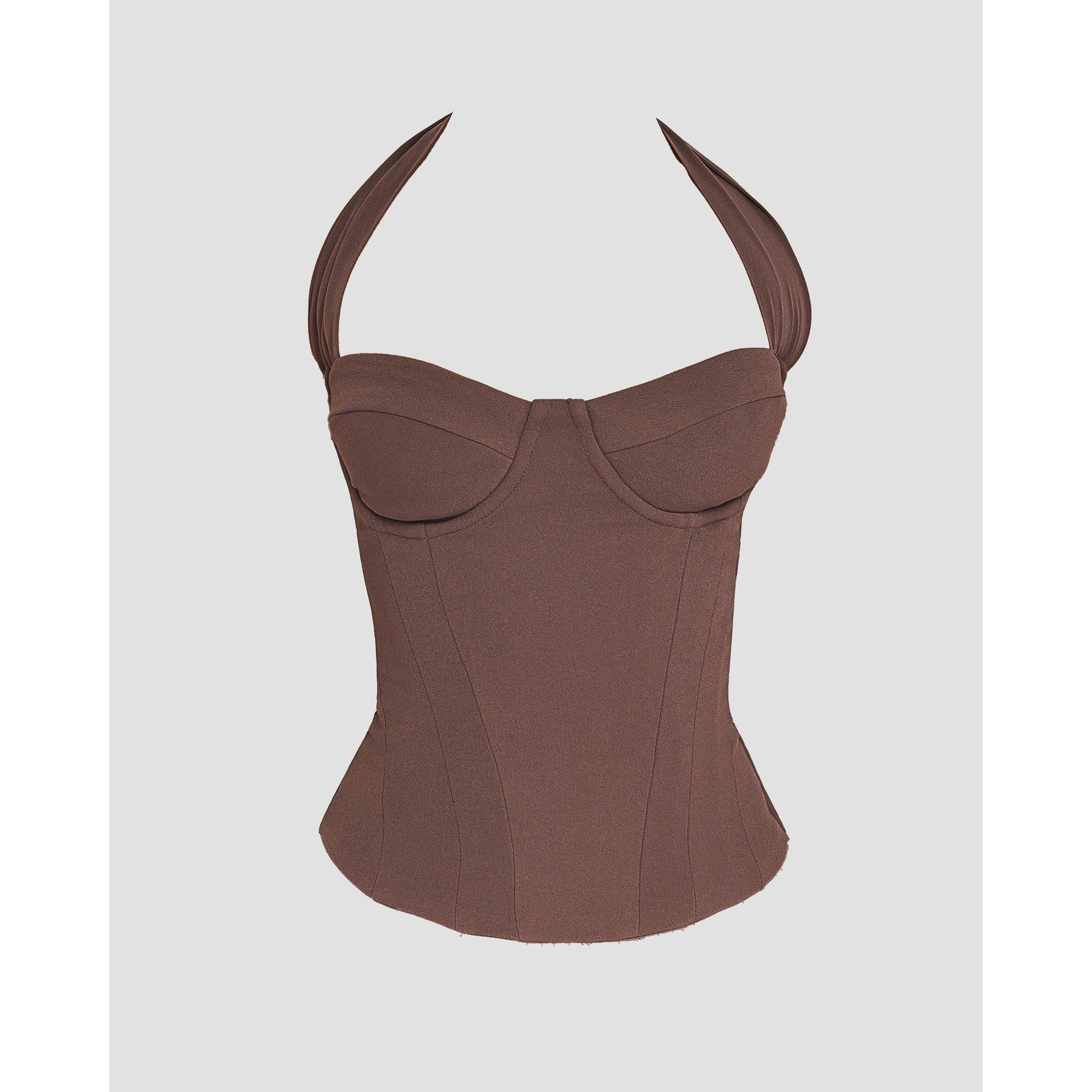Brown - Mars The Label - MTL Zadie Corset Ld61 - 5