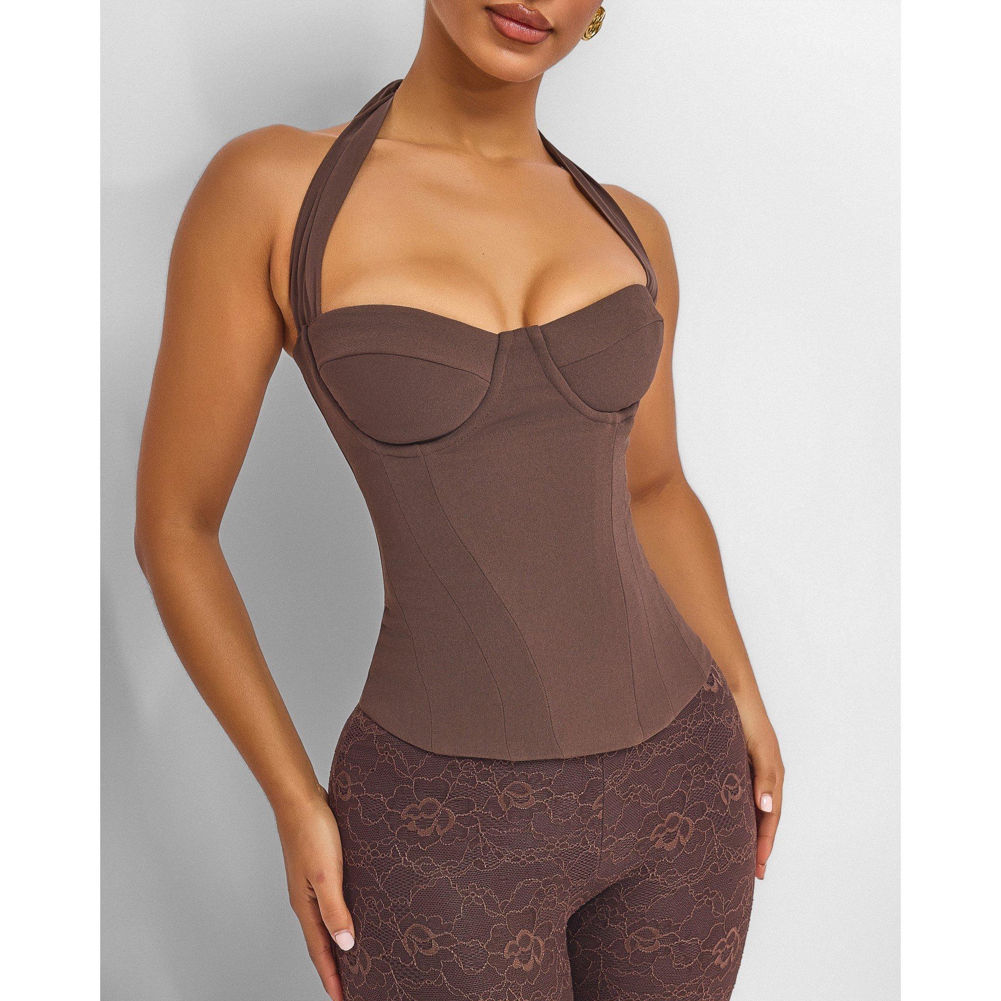 Brown - Mars The Label - MTL Zadie Corset Ld61 - 4