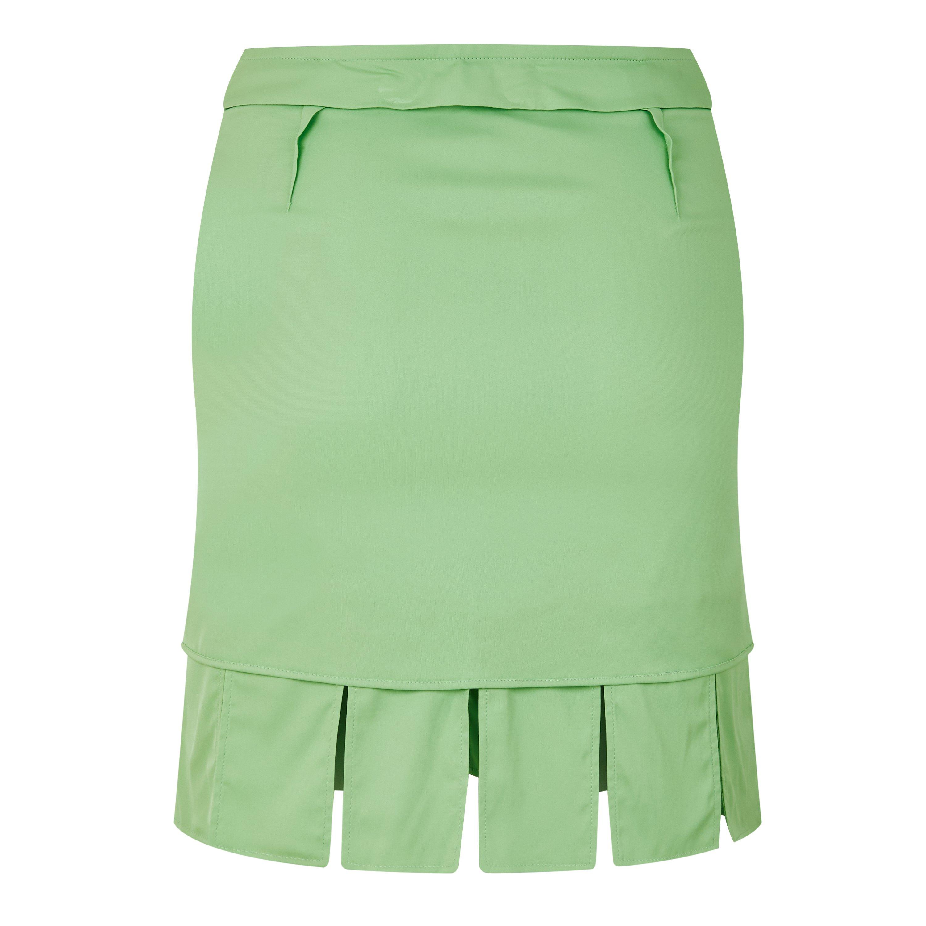 Pistachio - Bottega Veneta - Women's Mid-Length Pleated Skirt - 2