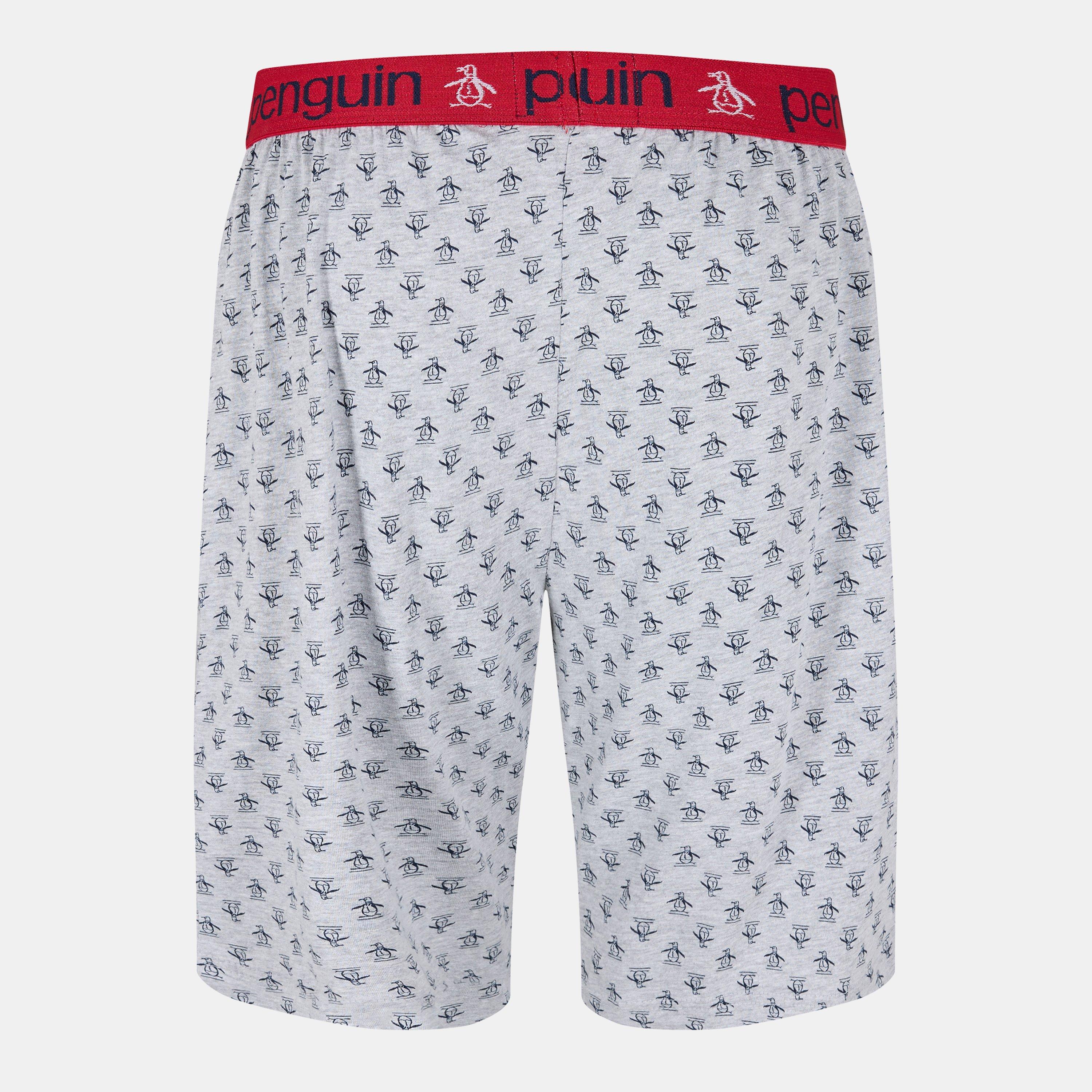 Grey - Penguin - Ppx8 1Pk Lounge Jersey Shorts Mens - 2