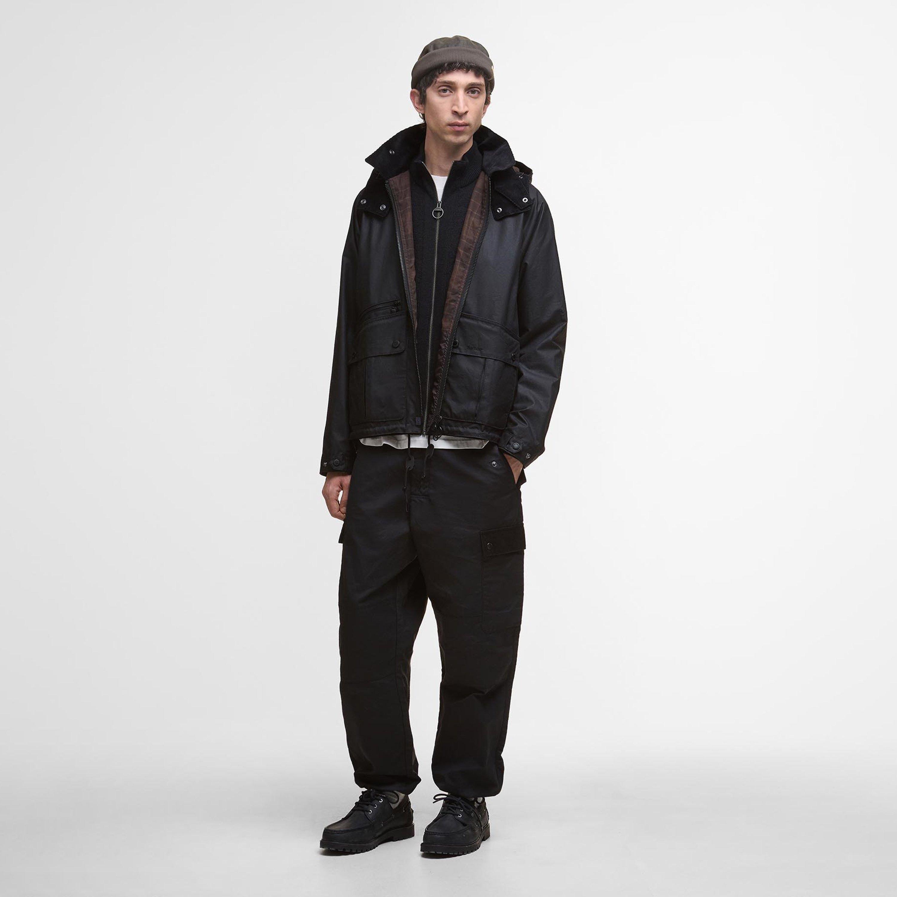 Barbour Men's Re Engineered Bardon Spey Detachable Hood Long