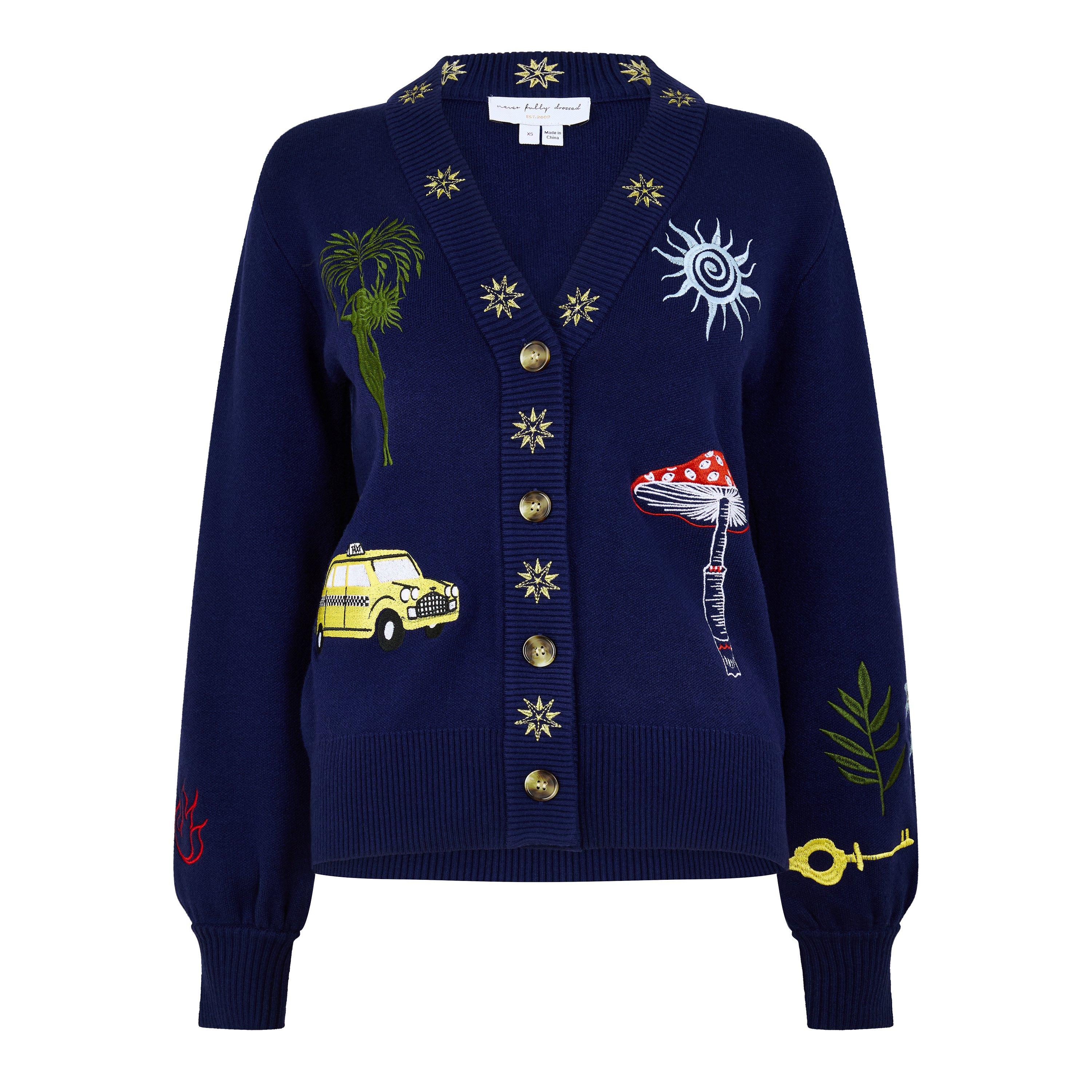 Navy - Never Fully Dressed - Never Icons Cardi Ld64 - 1