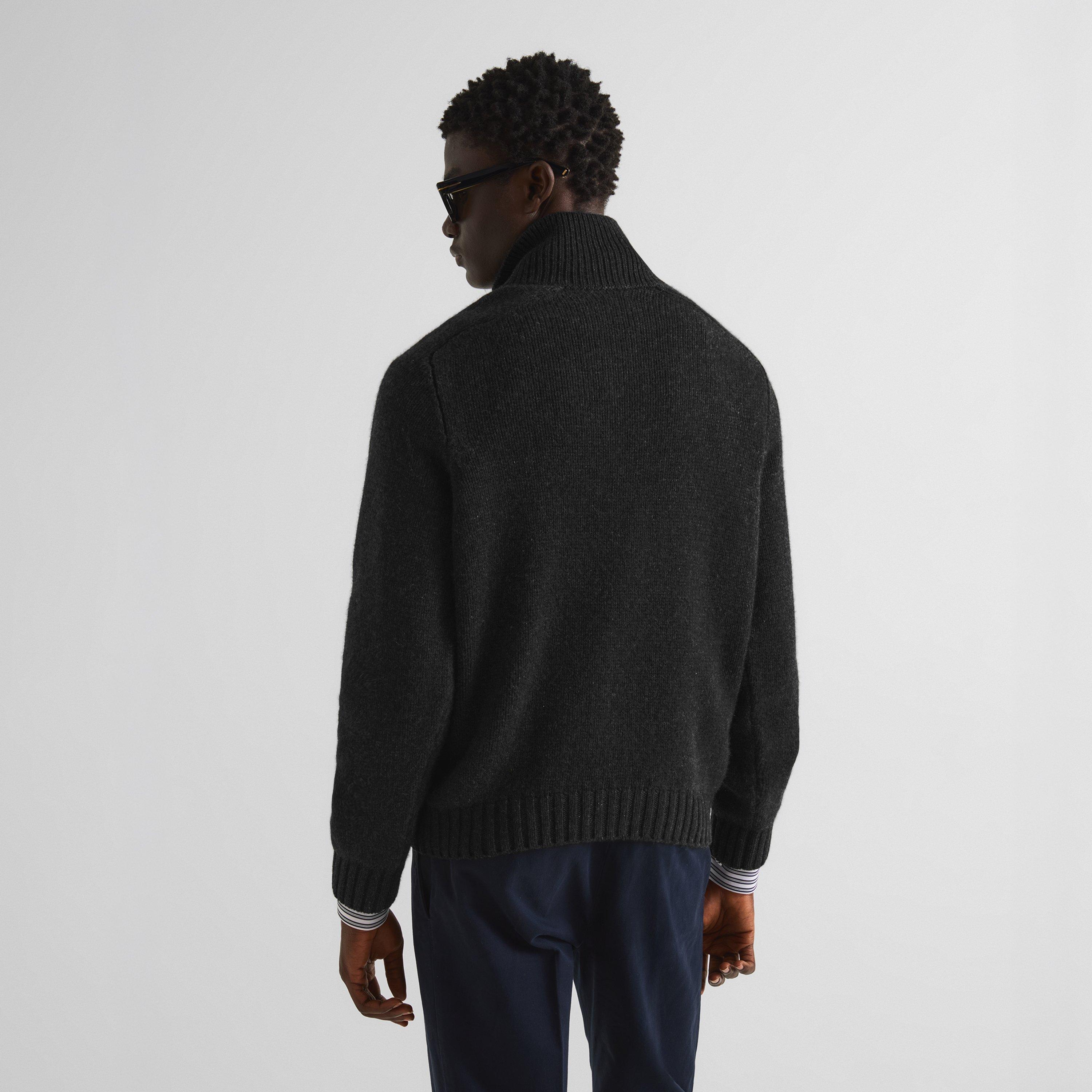 Shadow - Tom Ford - Men's Funnel-Neck Cashmere Cardigan - 4