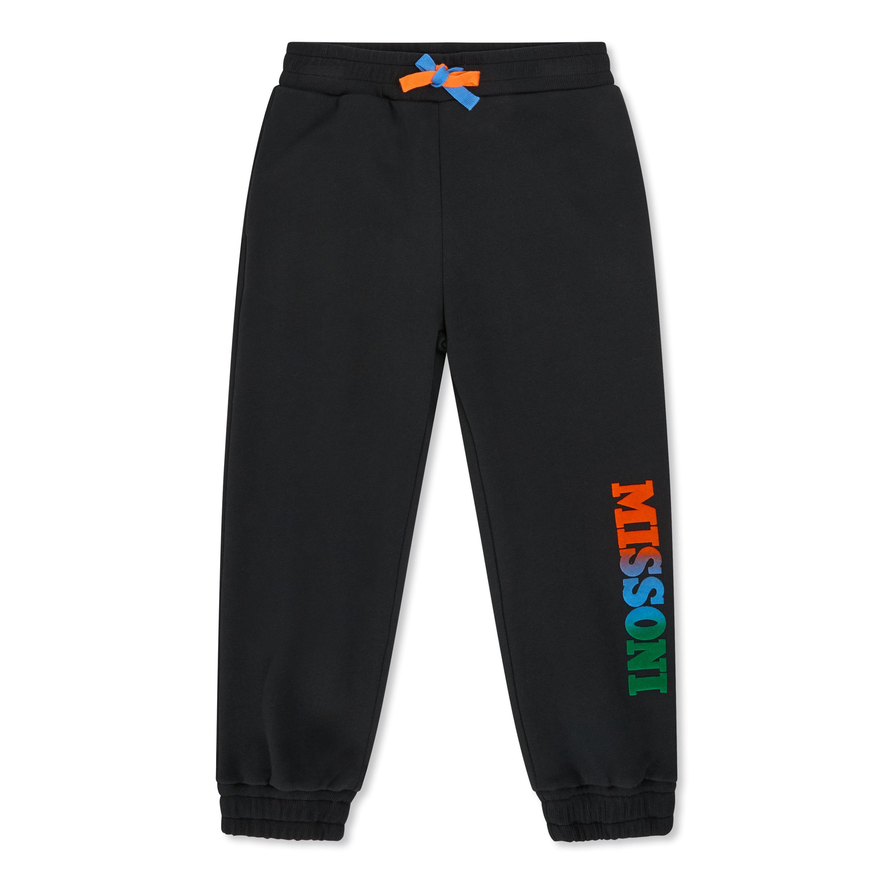 Missoni Unisex Kids' Logo Closed Hem Fleece Joggers