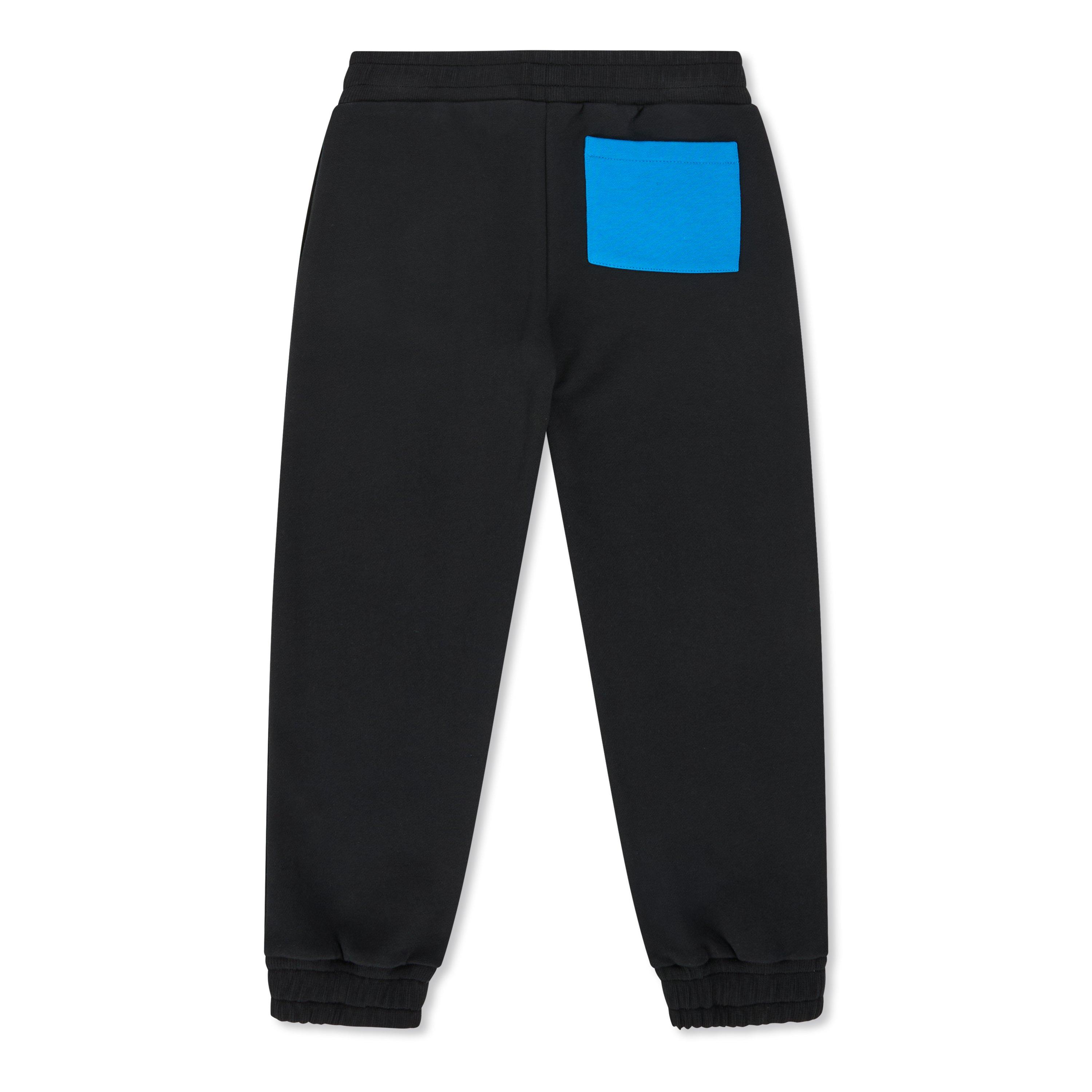 black - Missoni - Unisex Kids' Logo Closed Hem Fleece Joggers - 2