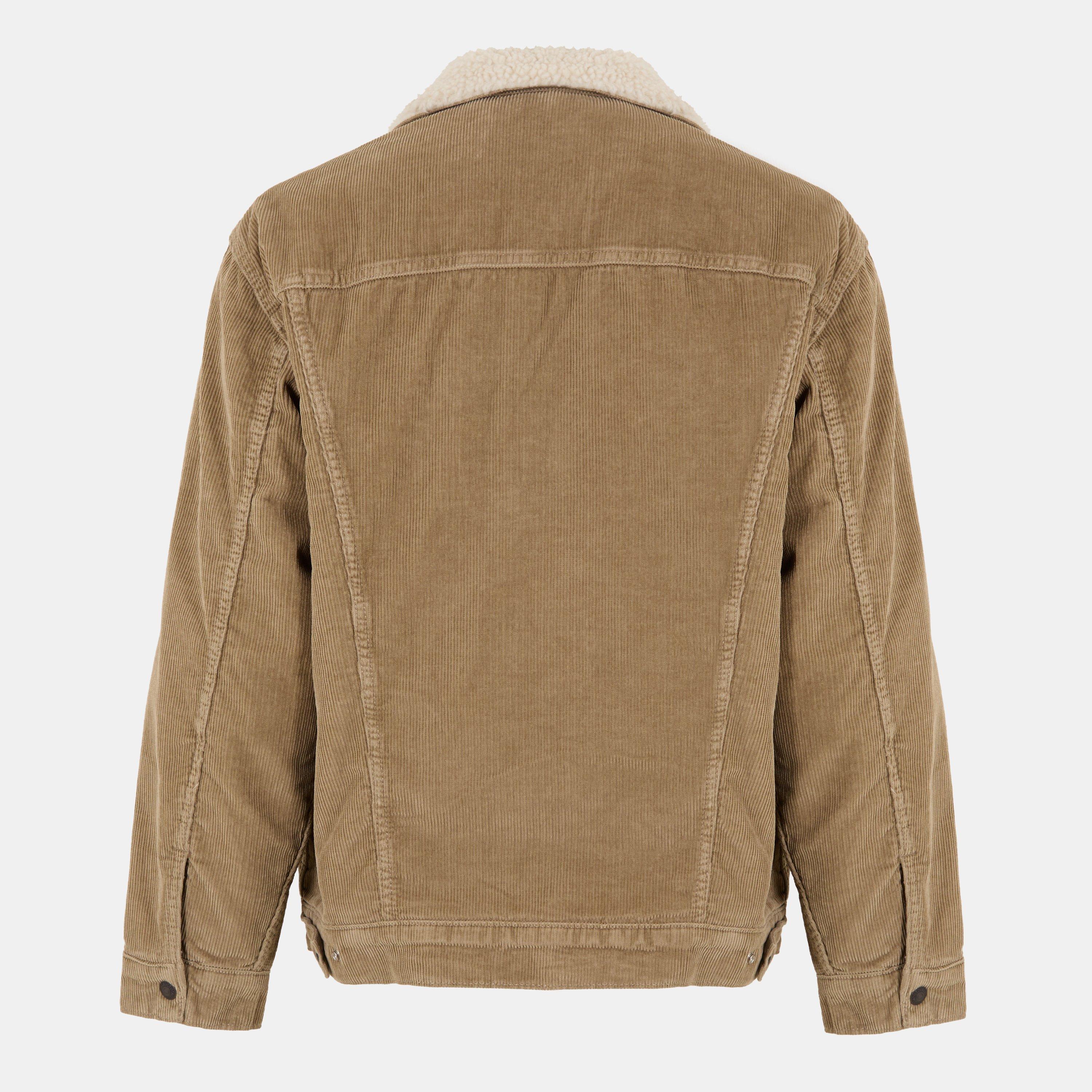 Timber Wolf - Levis - Men's Levi's Denim Sherpa Relaxed Fit Jacket - 2