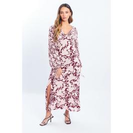 Be You BY V Neck Midaxi Dress