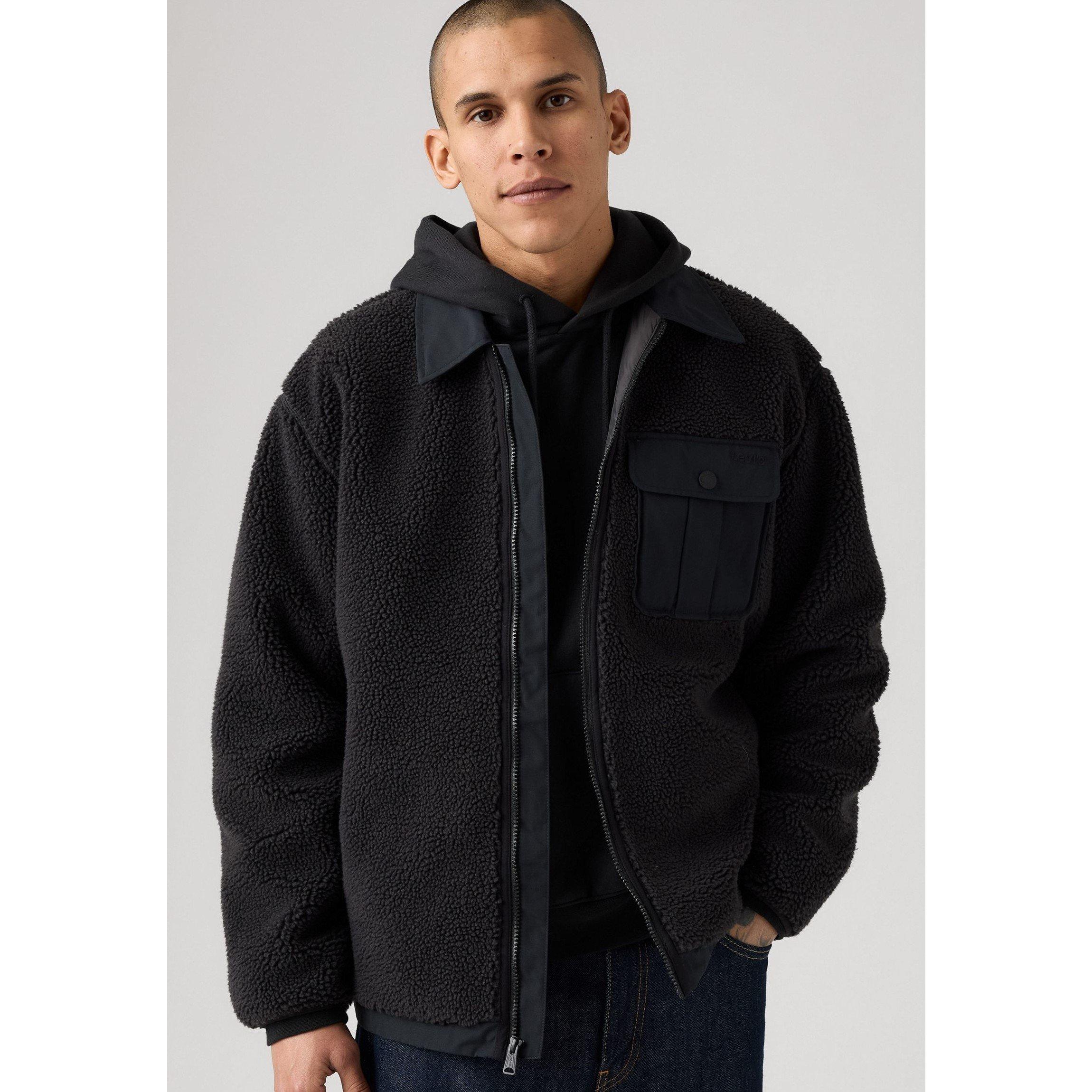 Dunkler Phantom - Levis - Men's Zipped Sherpa Jacket - 5