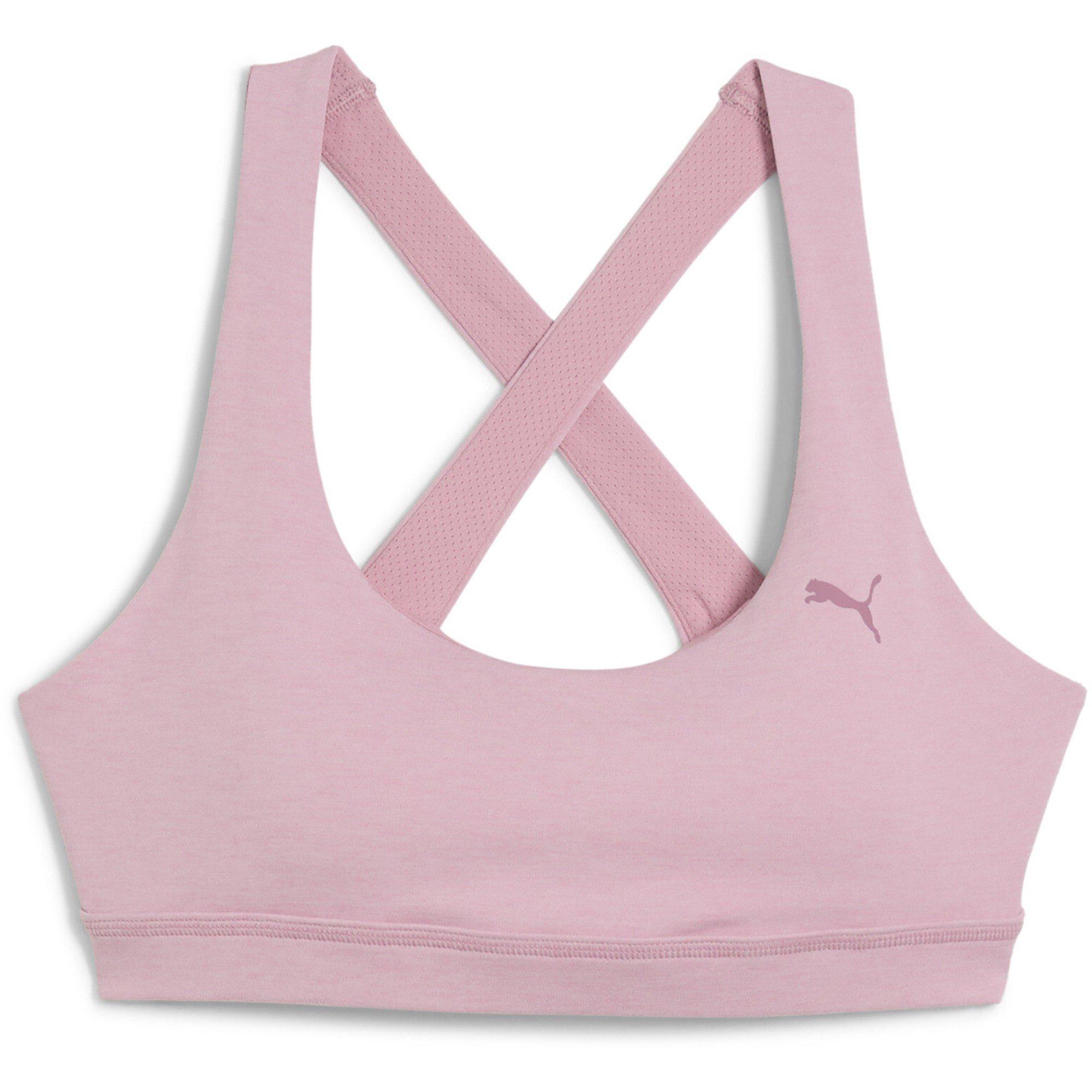 Poised Pink - Puma - Women's Cloudspun Mid Non Wired Medium Impact Sports Bra - 1