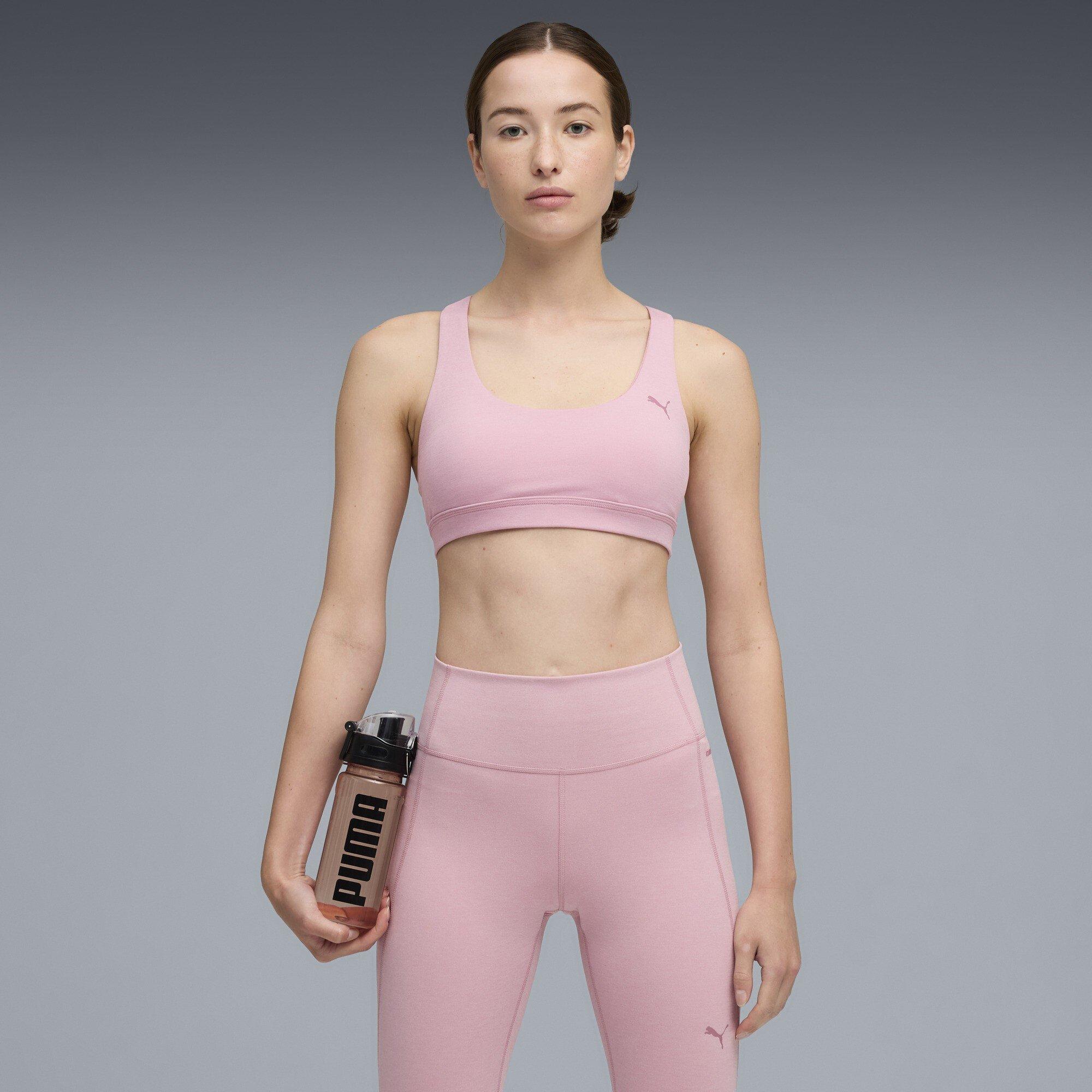 Poised Pink - Puma - Women's Cloudspun Mid Non Wired Medium Impact Sports Bra - 3