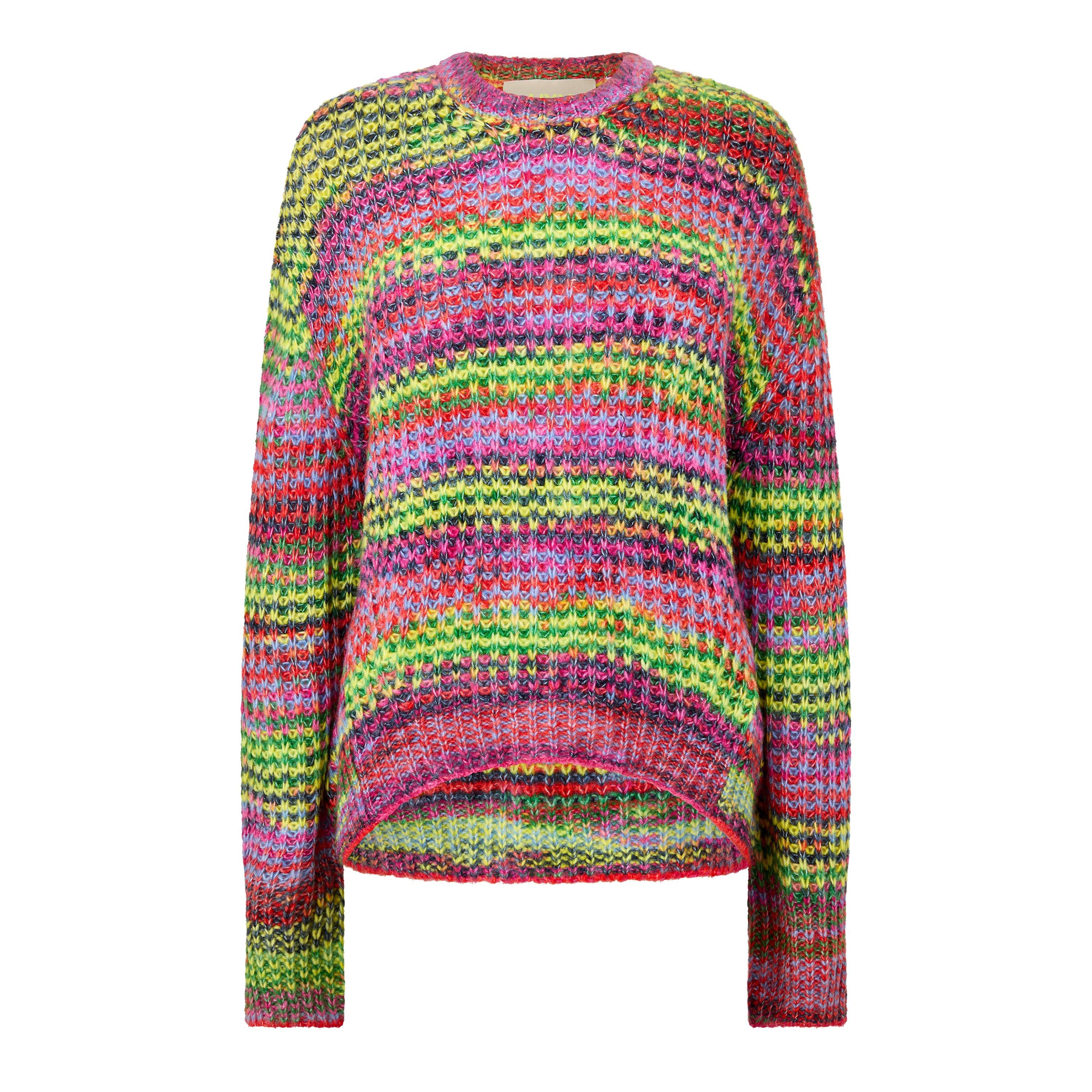 Women's Space Dye Crew-Neck Jumper