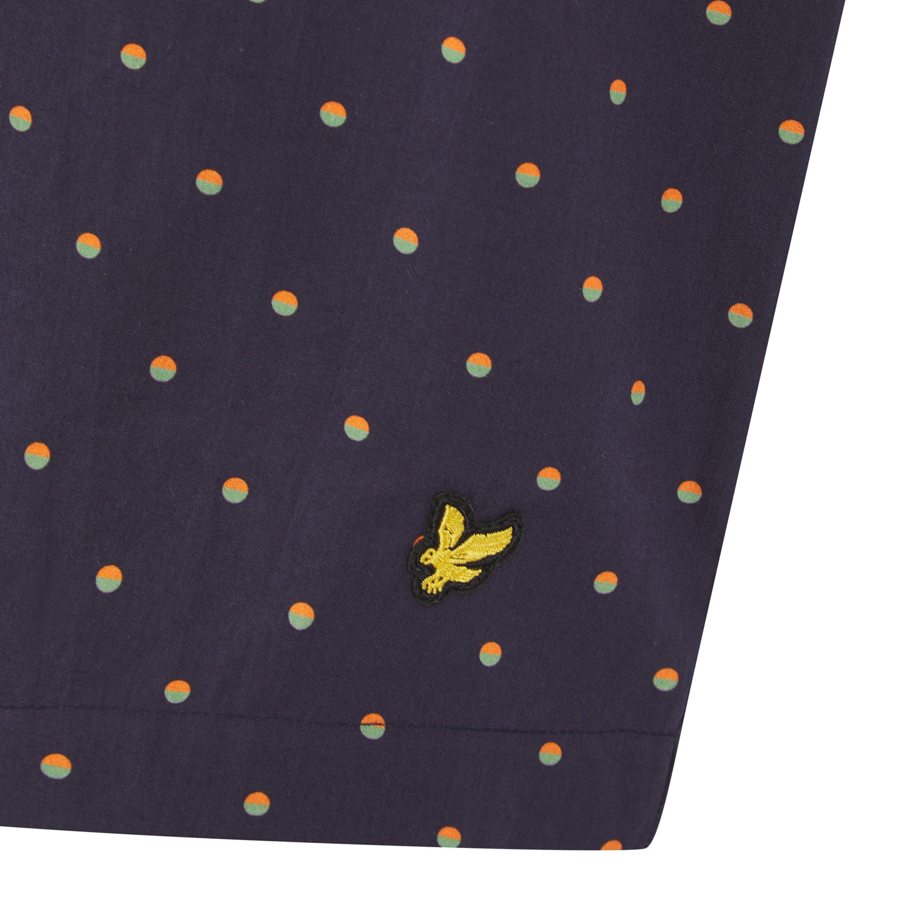 Peacoat - Lyle and Scott - Polka Dot Pyjama Short-Sleeve Top - 5