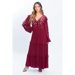 Be You BY Embroidered Maxi Dress