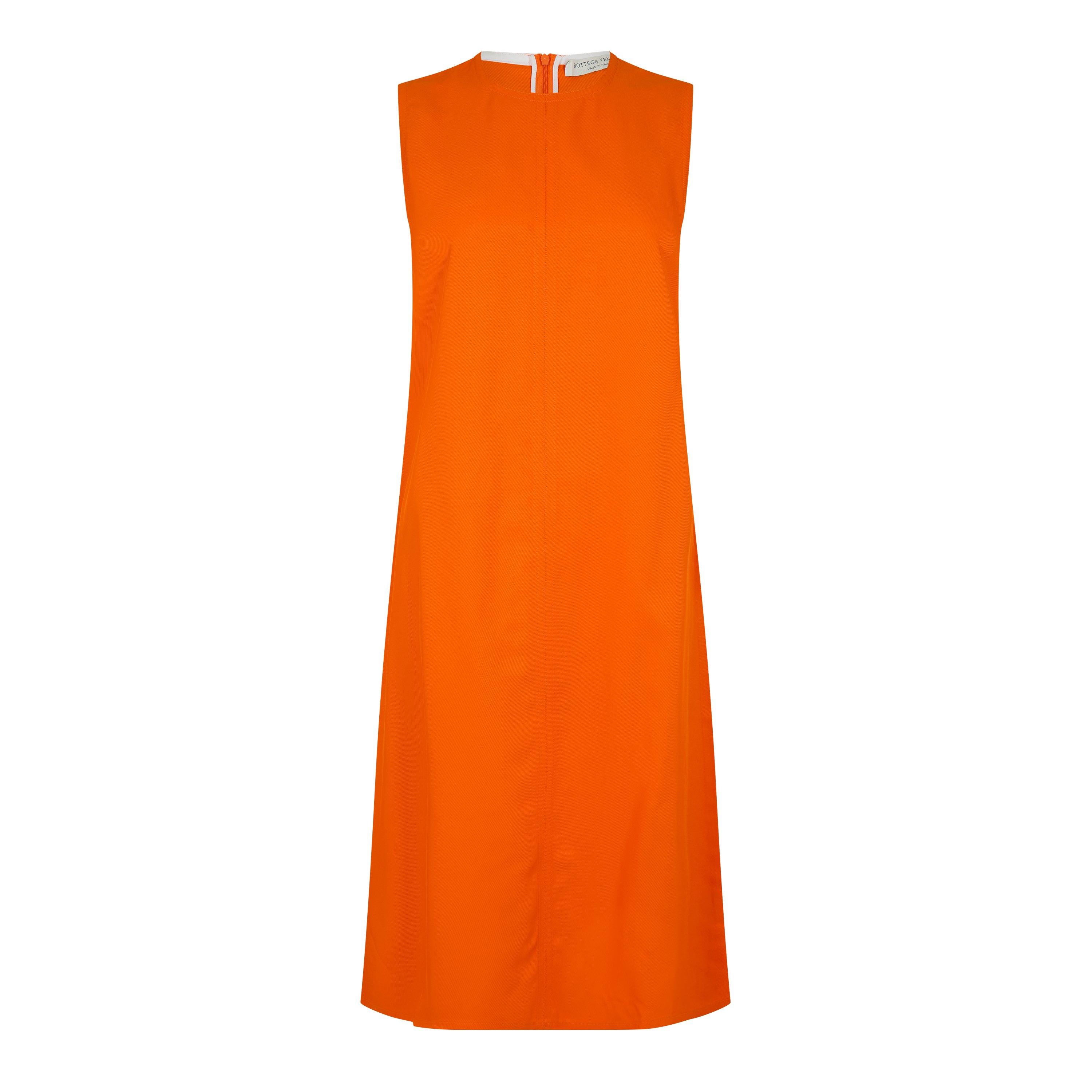 Papaya - Bottega Veneta - Women's Shift Dress - 1