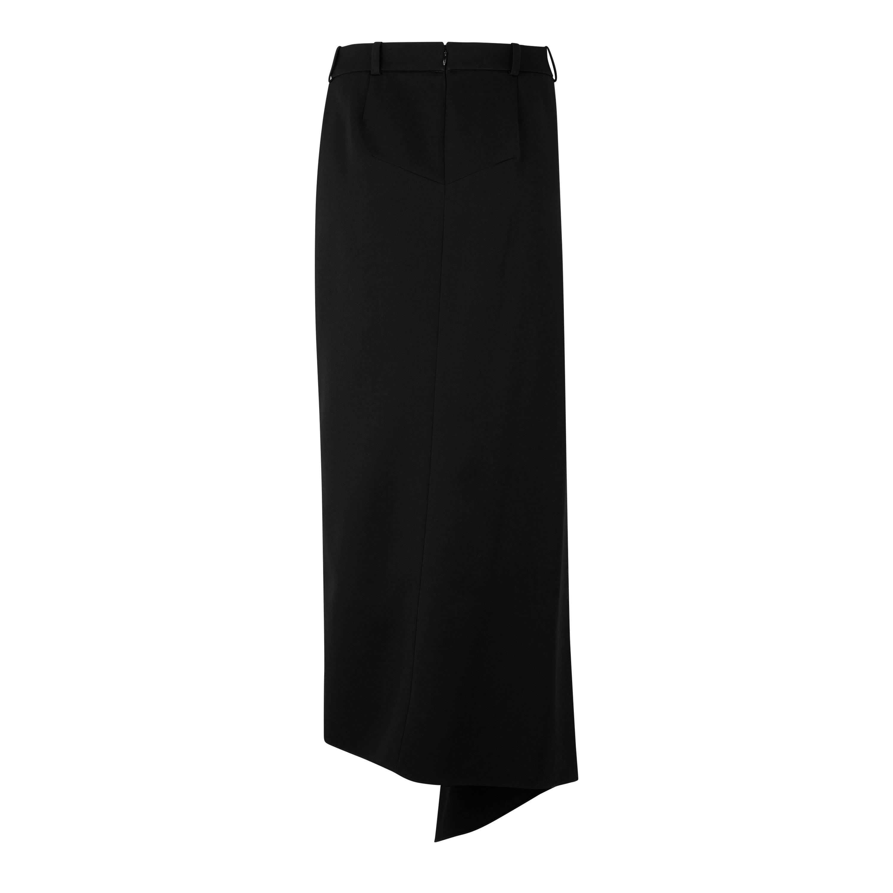 Black - GIVENCHY - GIV Slashed Skirt Ld64 - 2
