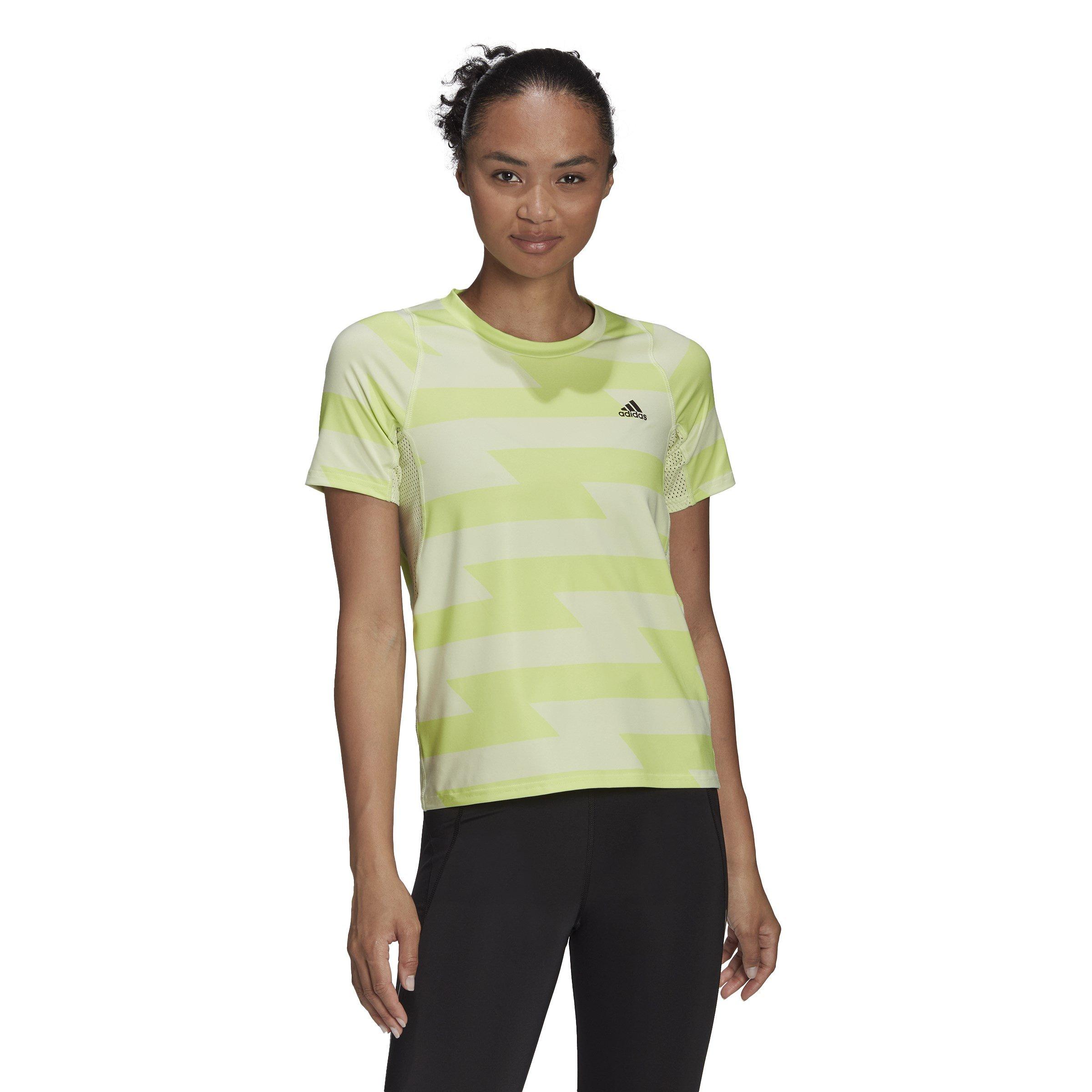 Almost Lime - adidas - Allover Print T-Shirt Womens - 2