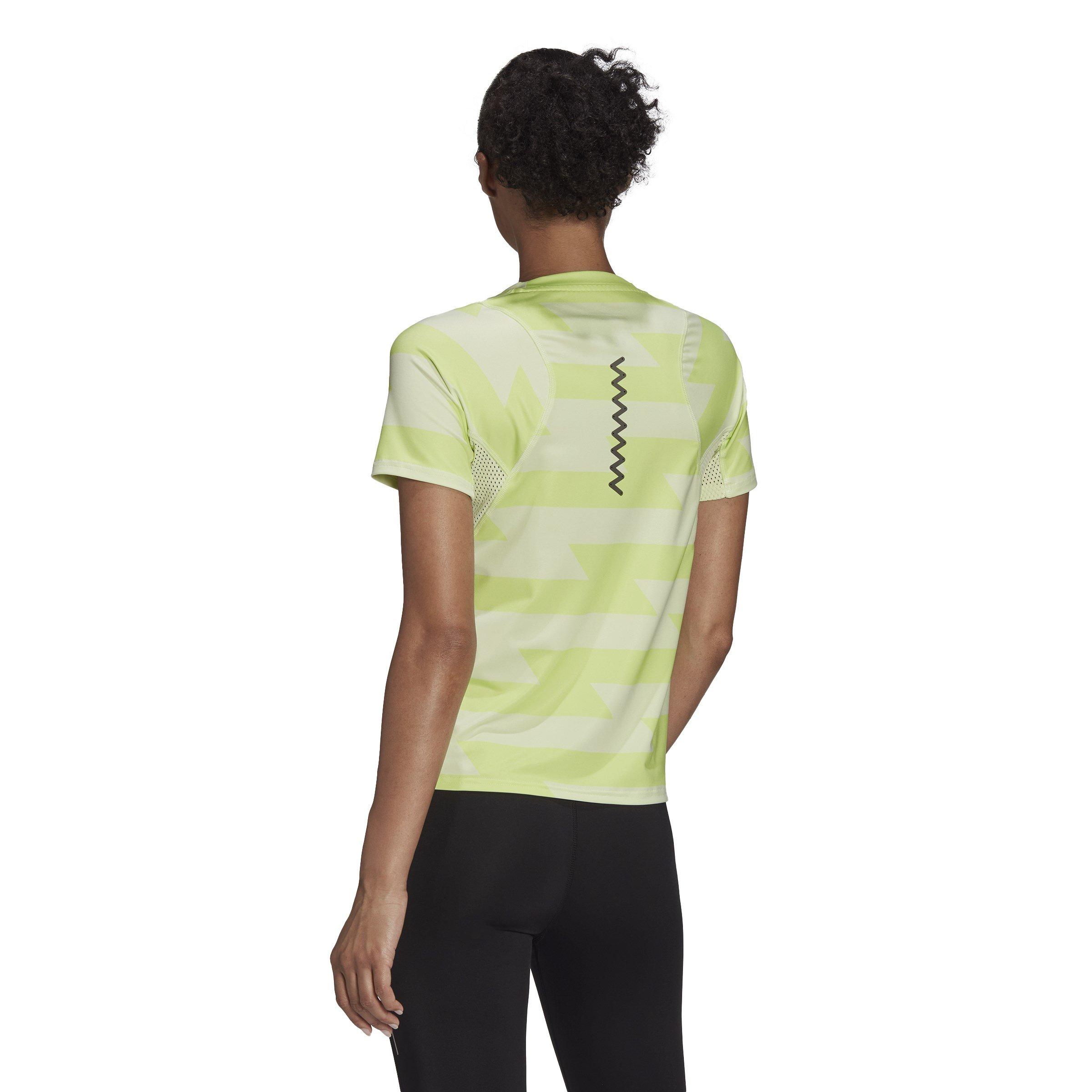 Almost Lime - adidas - Allover Print T-Shirt Womens - 3